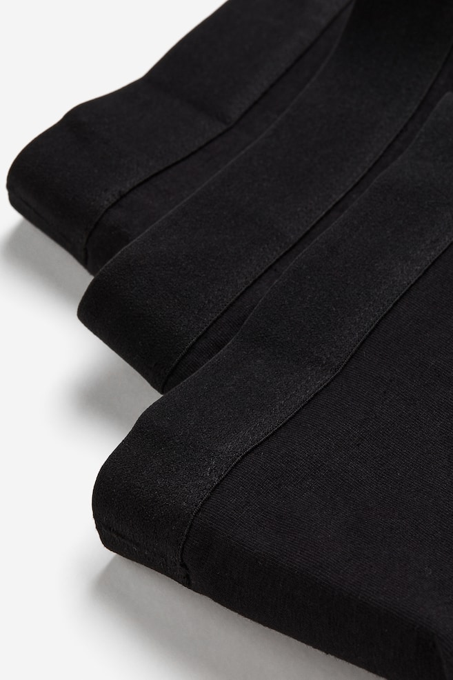 3-pack cotton shortie briefs - Black/Light grey marl/White/Black/Red/Dark brown/Beige/Light pink/Light grey marl/dc - 3