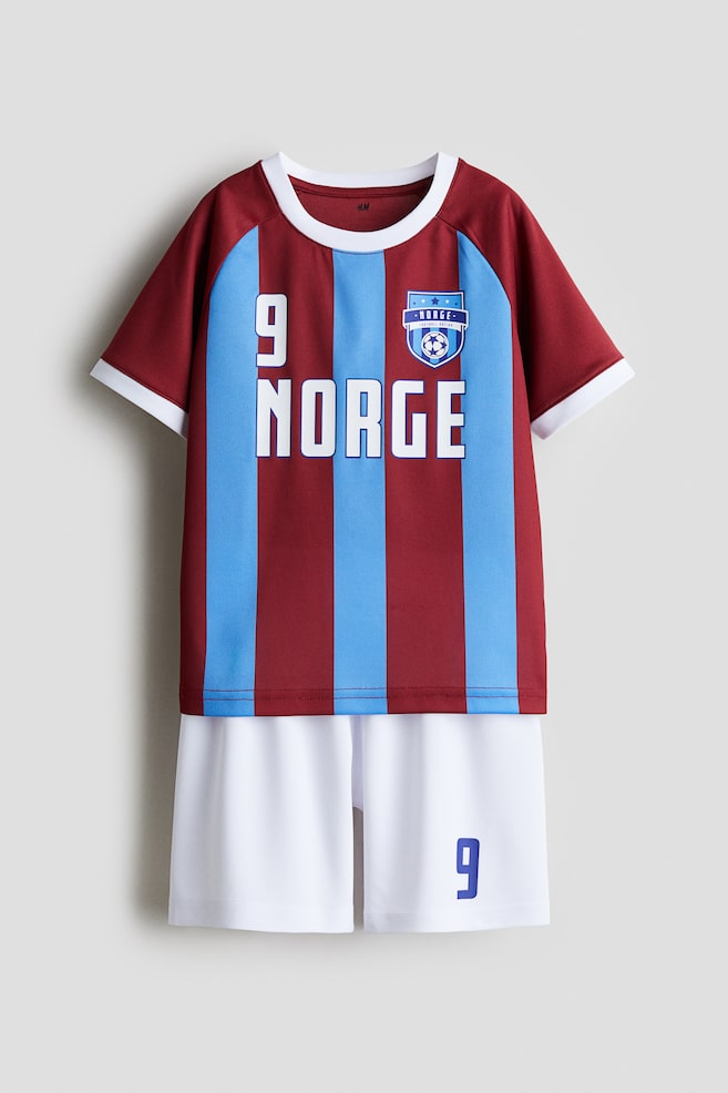 Fodboldsæt - Mørkerød/Norge/Rød/Portugal/Gul/Brasil/Lyseblå/Argentina/Marineblå/England/Hvid/Deutschland/Klar grøn/Goalie - 1