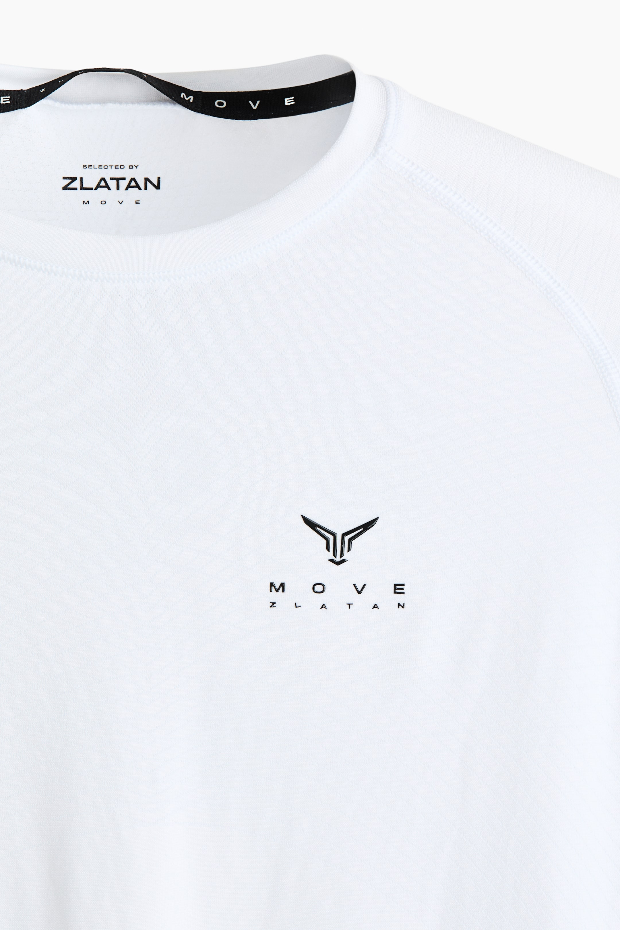 Ampliar la imagen: Playera deportiva Muscle Fit con DryMove™ - Blanco/Move Zlatan - Men | H&M MX 3