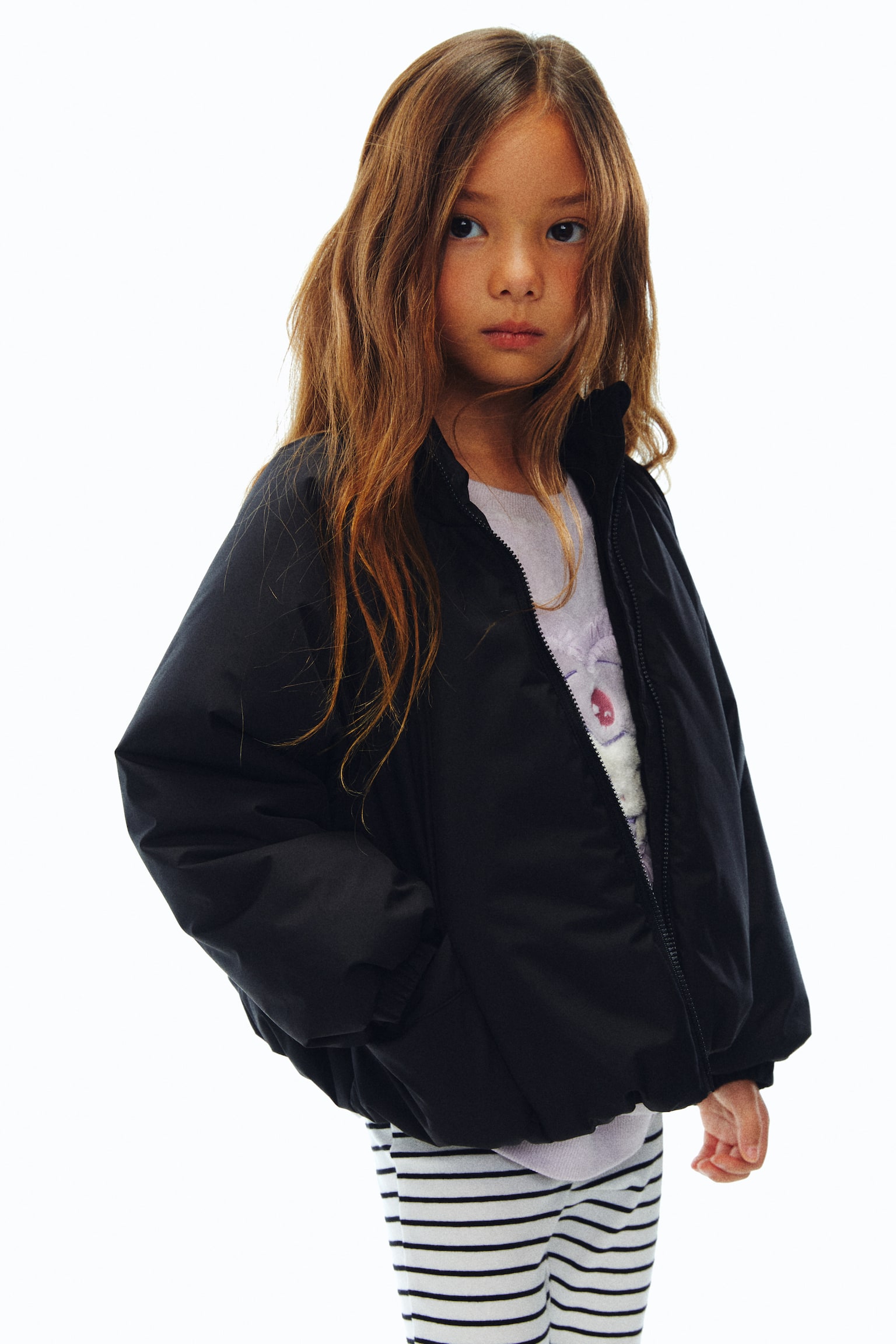 볼륨 퍼프 재킷 - 블랙 - 6