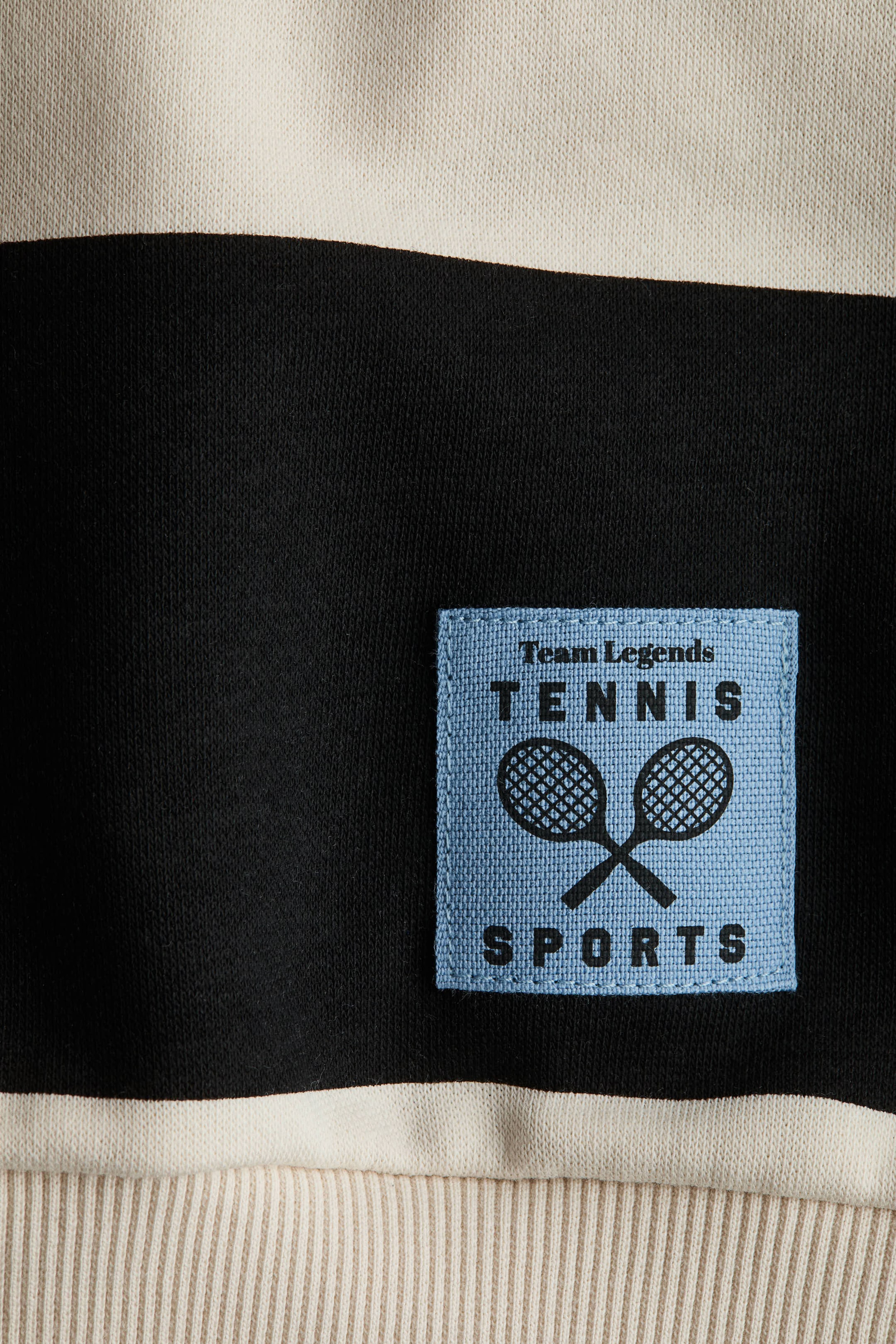 View larger image: Printed Sweatshirt - Cream/black - Kids | H&M US 2