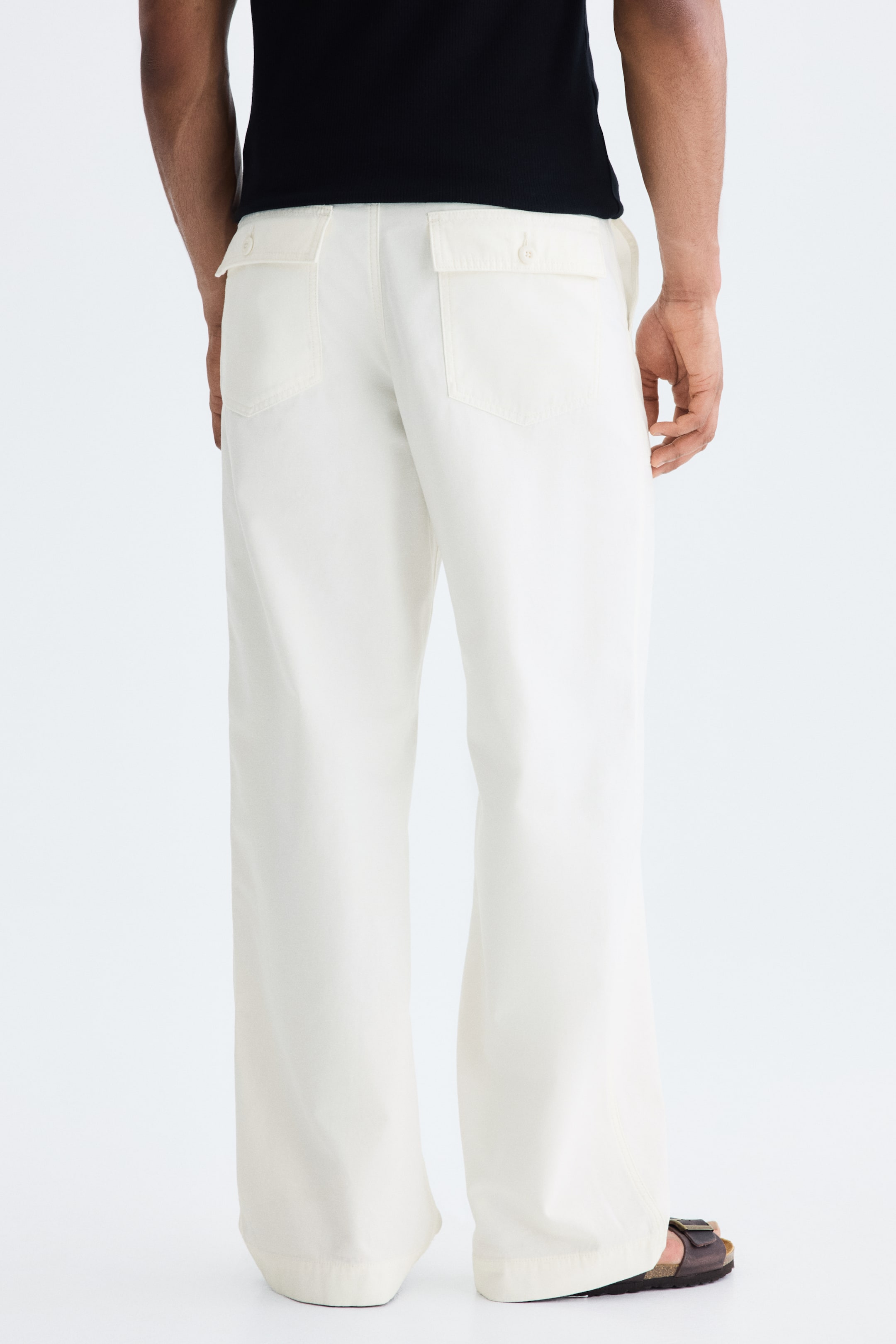 Relaxed-Fit Twill Pants