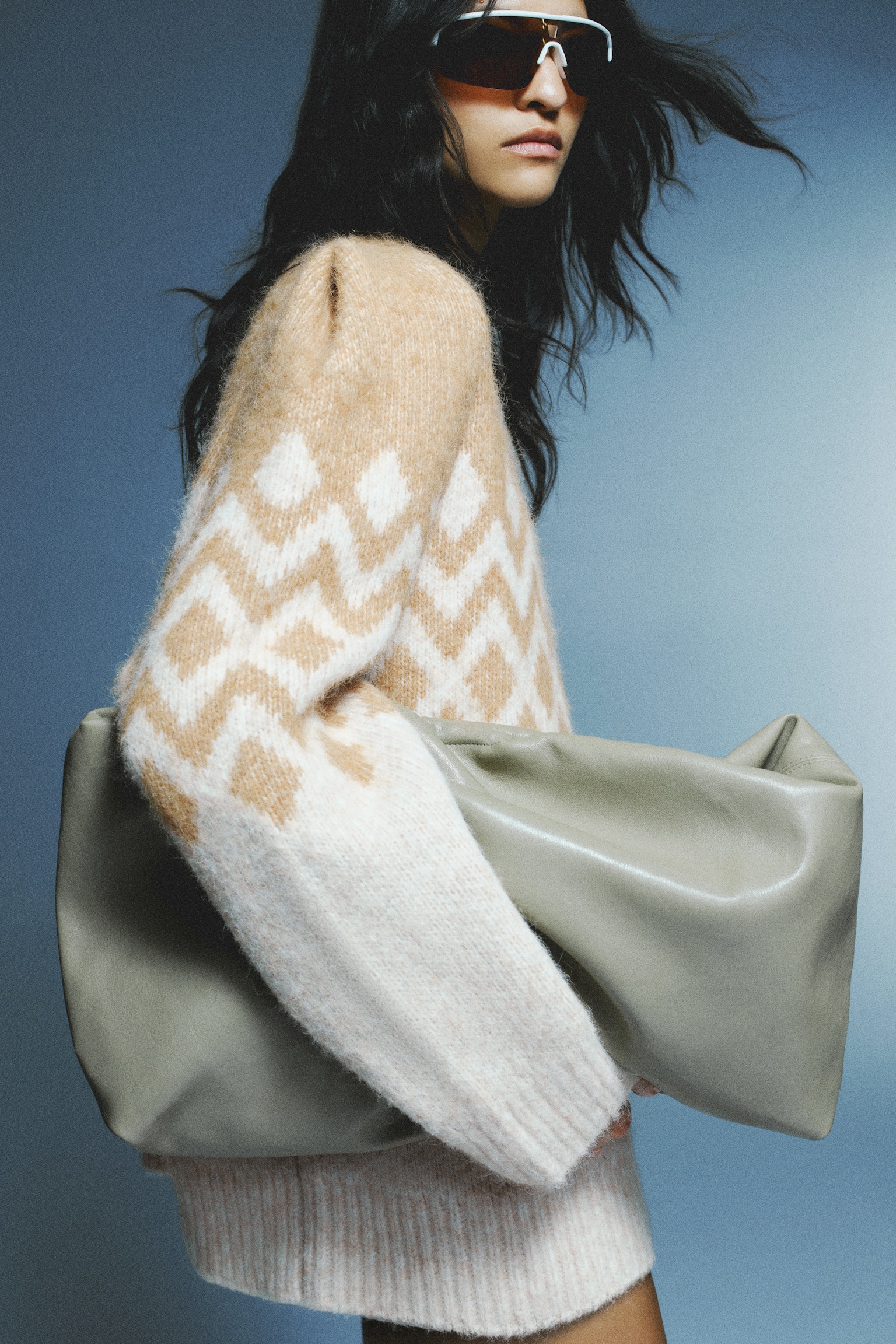 Suéter en tejido jacquard - Beige/Diseño - 3