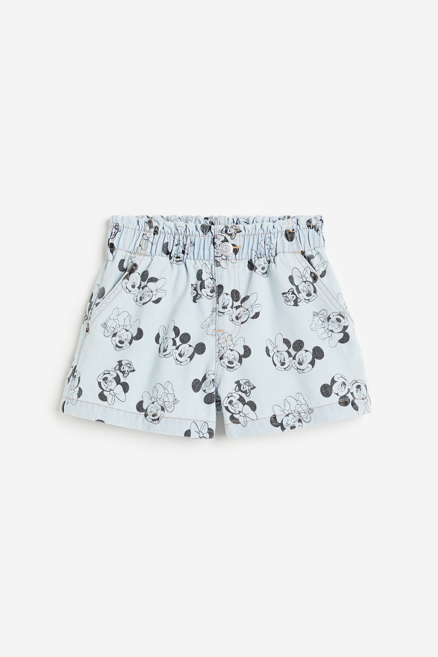 Loose Fit Denim Shorts