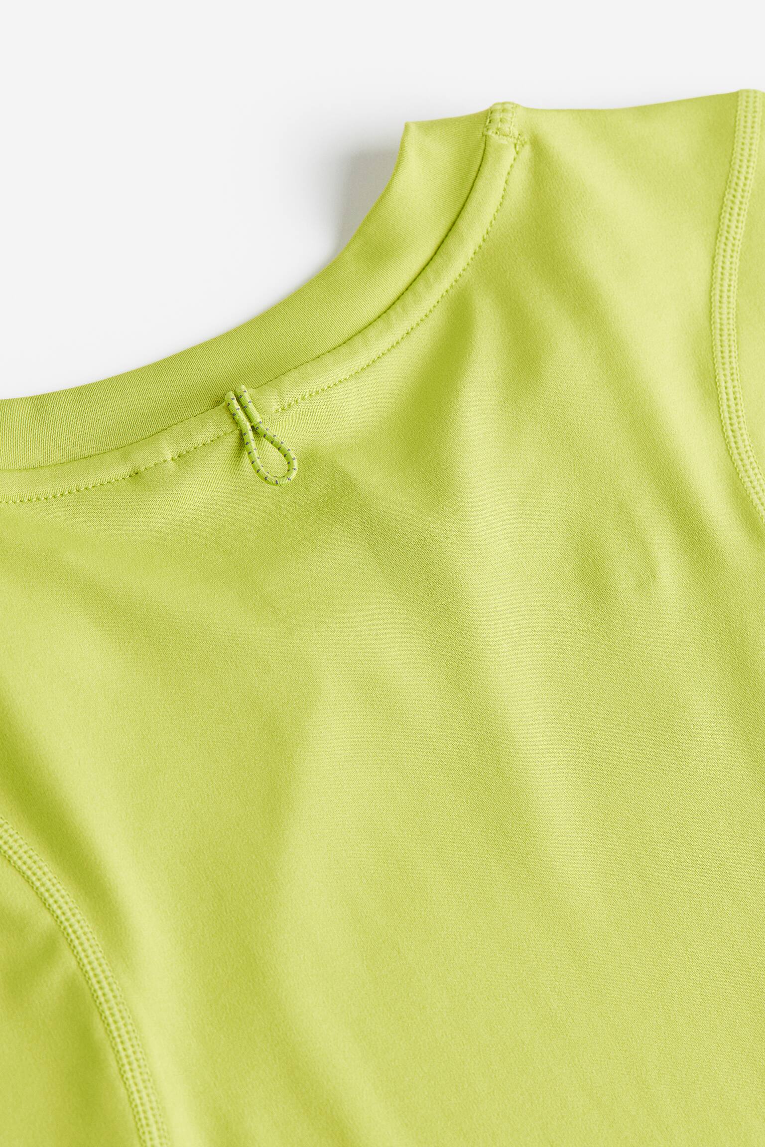 DryMove™ Activewear Tee - Lime green/White/Black - 3