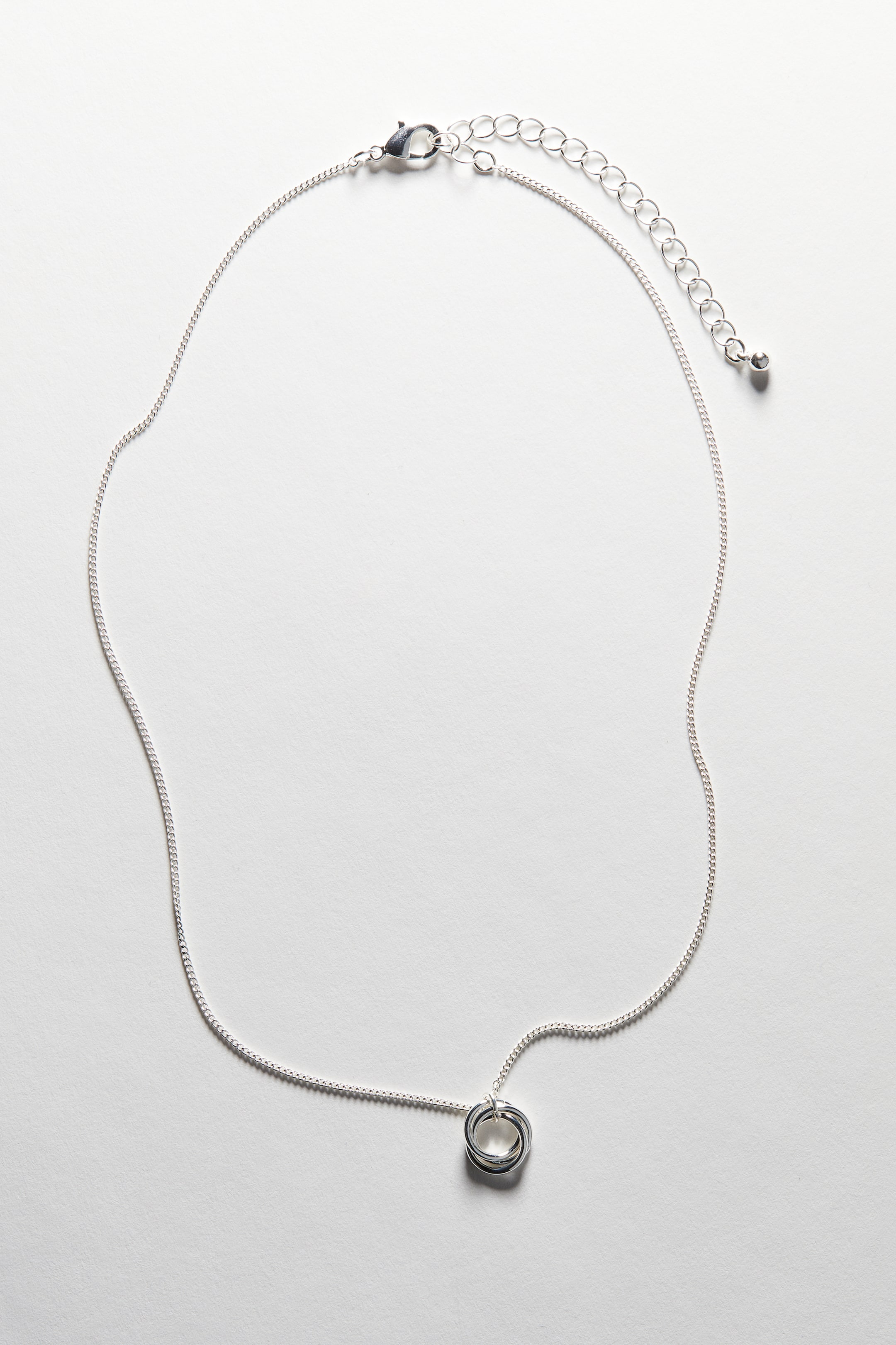 Necklace with Ring Pendants