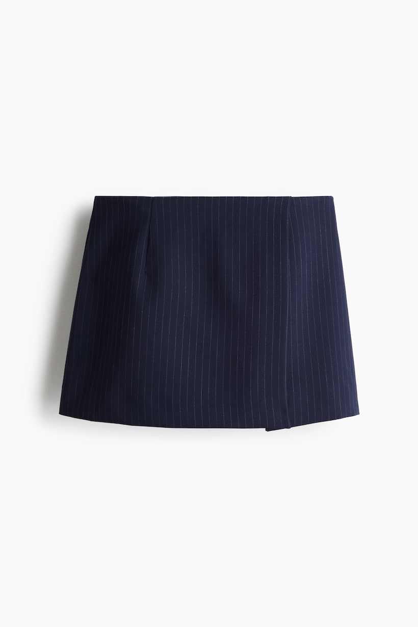 Navy Skirt H&m Pinstriped Skirts H&M GB - Main Image