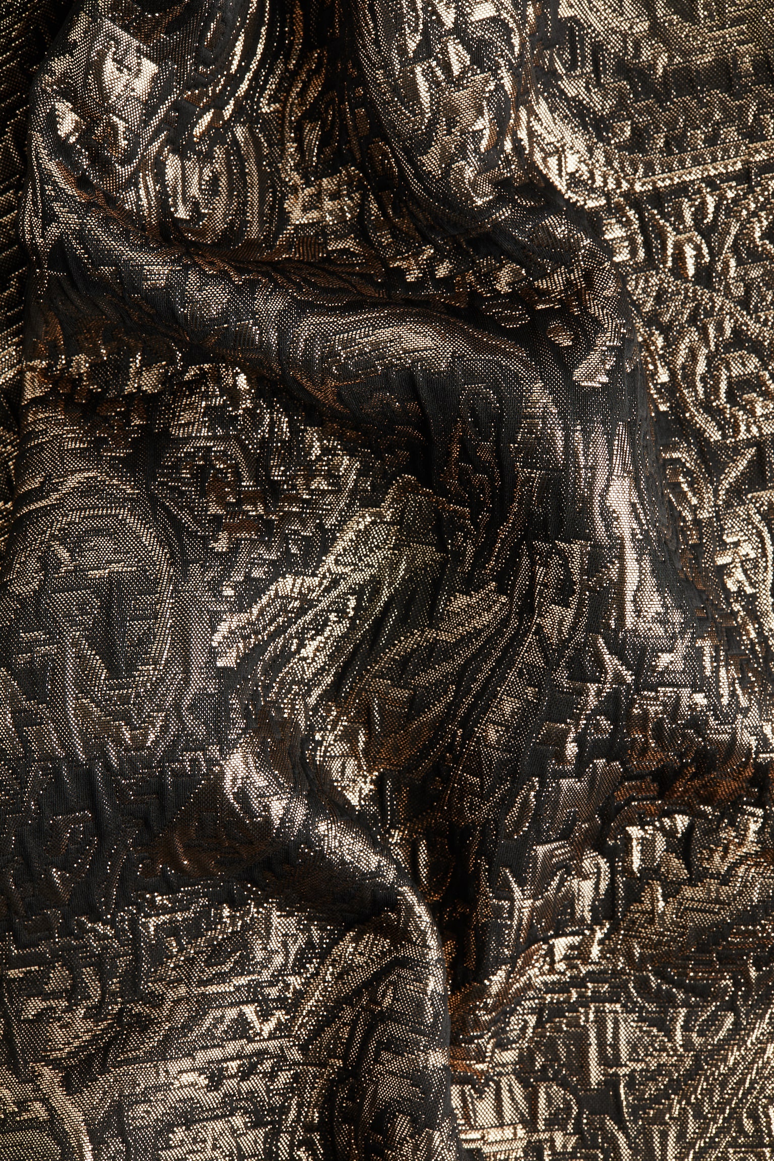 Uitlopende rok - Donkergrijs/goudkleurig/Rood/Zwart - 4