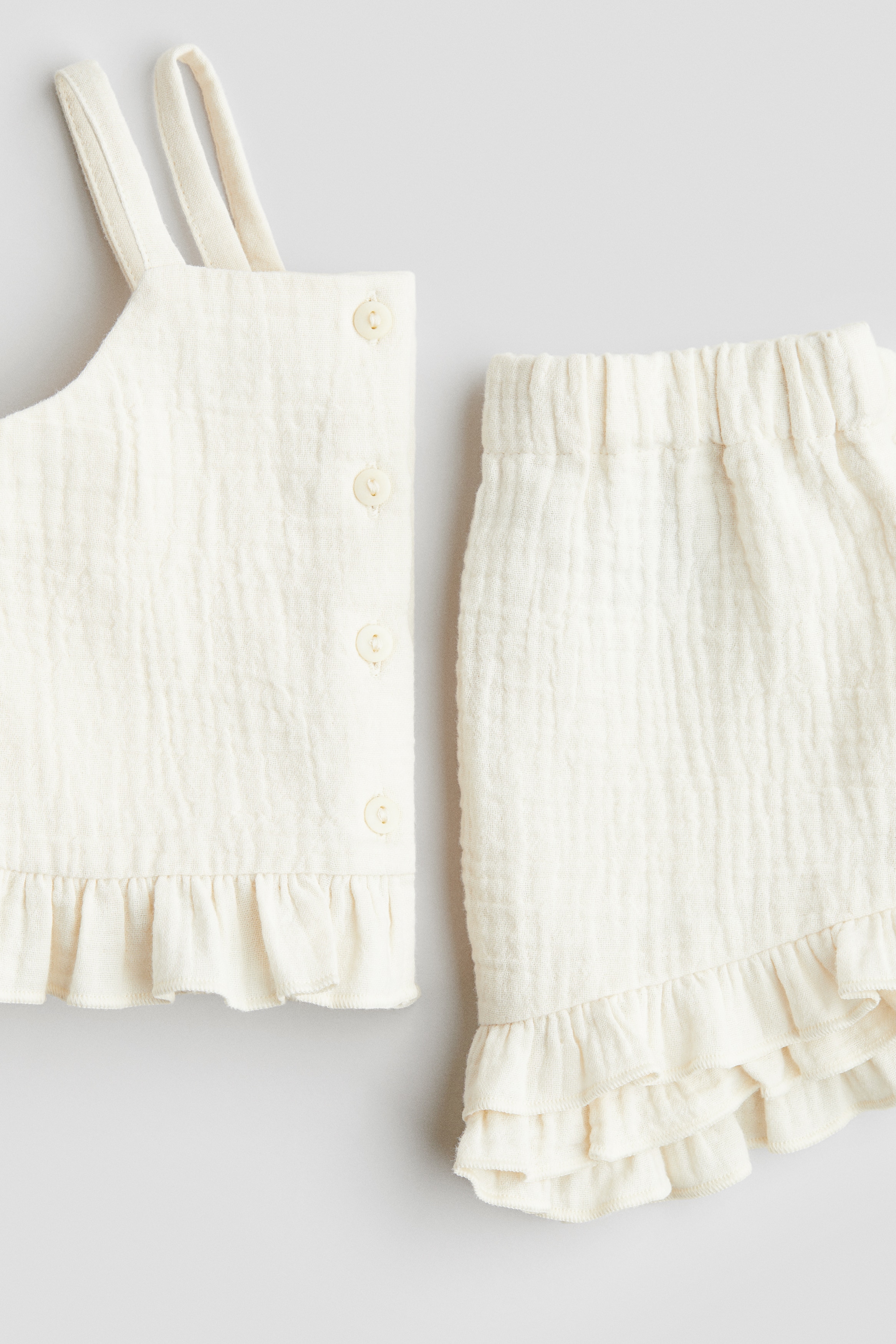 2-piece cotton muslin set-image