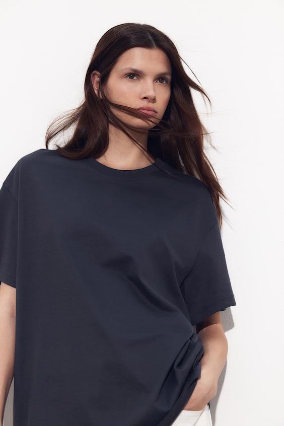 Oversized T-shirt - Dark gray - Ladies | H&M US