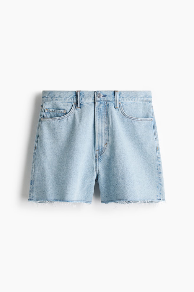 Short Baggy Denim Shorts - Light denim blue/Denim black/Denim gray - 1
