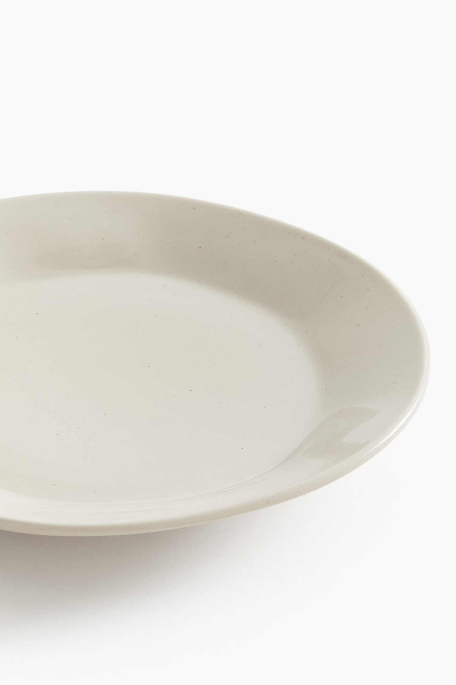 Stoneware plate - White - 4