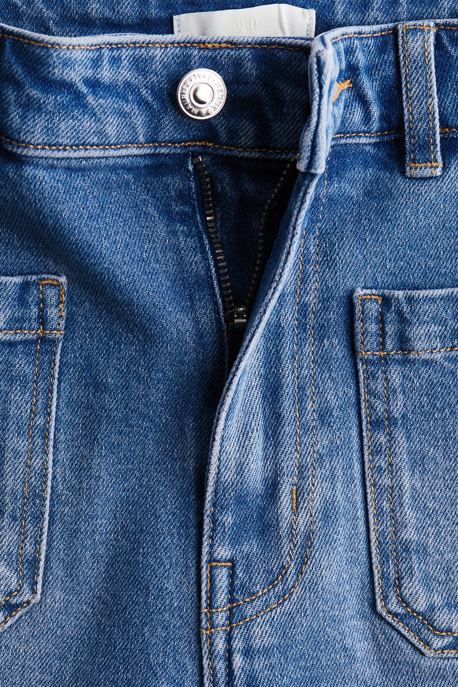 Quần short denim - Màu xanh denim nhạt - 7