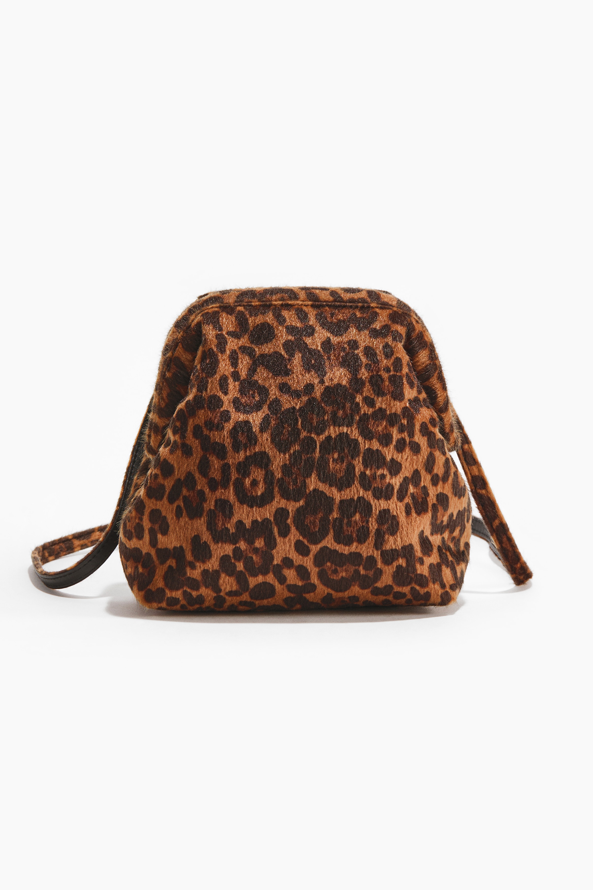 Crossbody-tas - Bruin/luipaarddessin