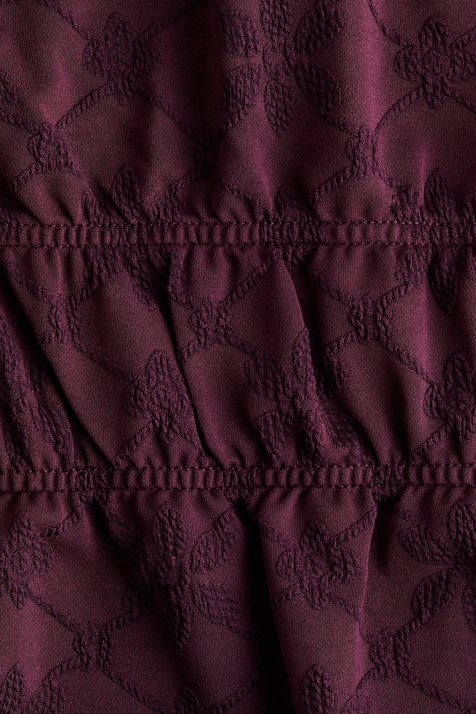 Top con lazos al frente - Rojo ciruela/Beige claro/Azul claro - 2