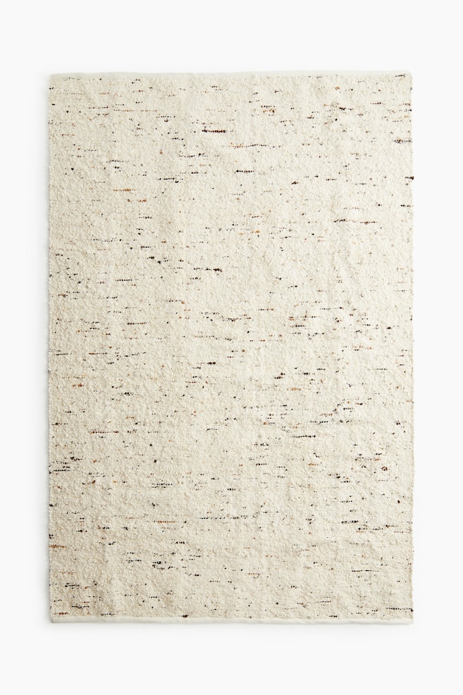 Large Wool-Blend Rug - Natural white - 1