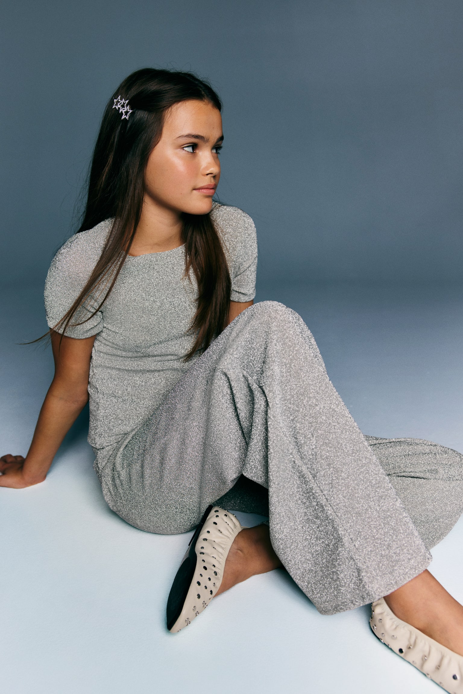 2-piece glittery set - Grey/Glittery/Black/Glittery - 3