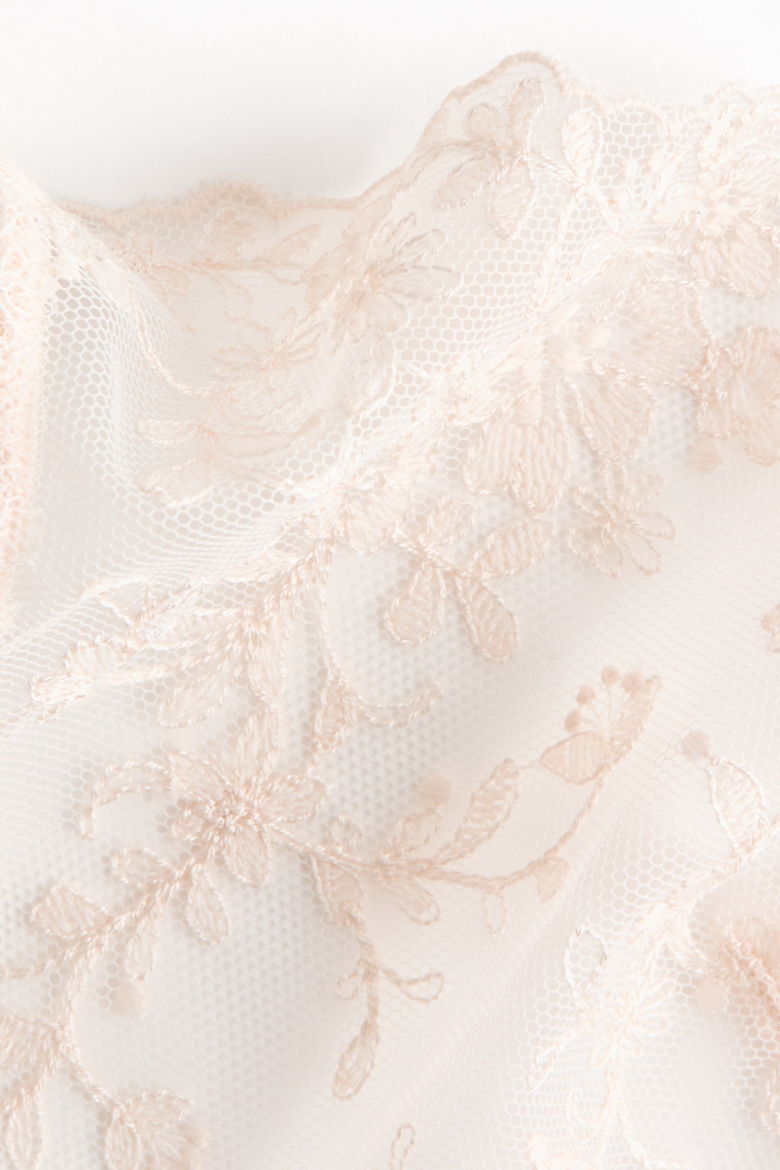 Soft embroidered bra - Light beige - 5