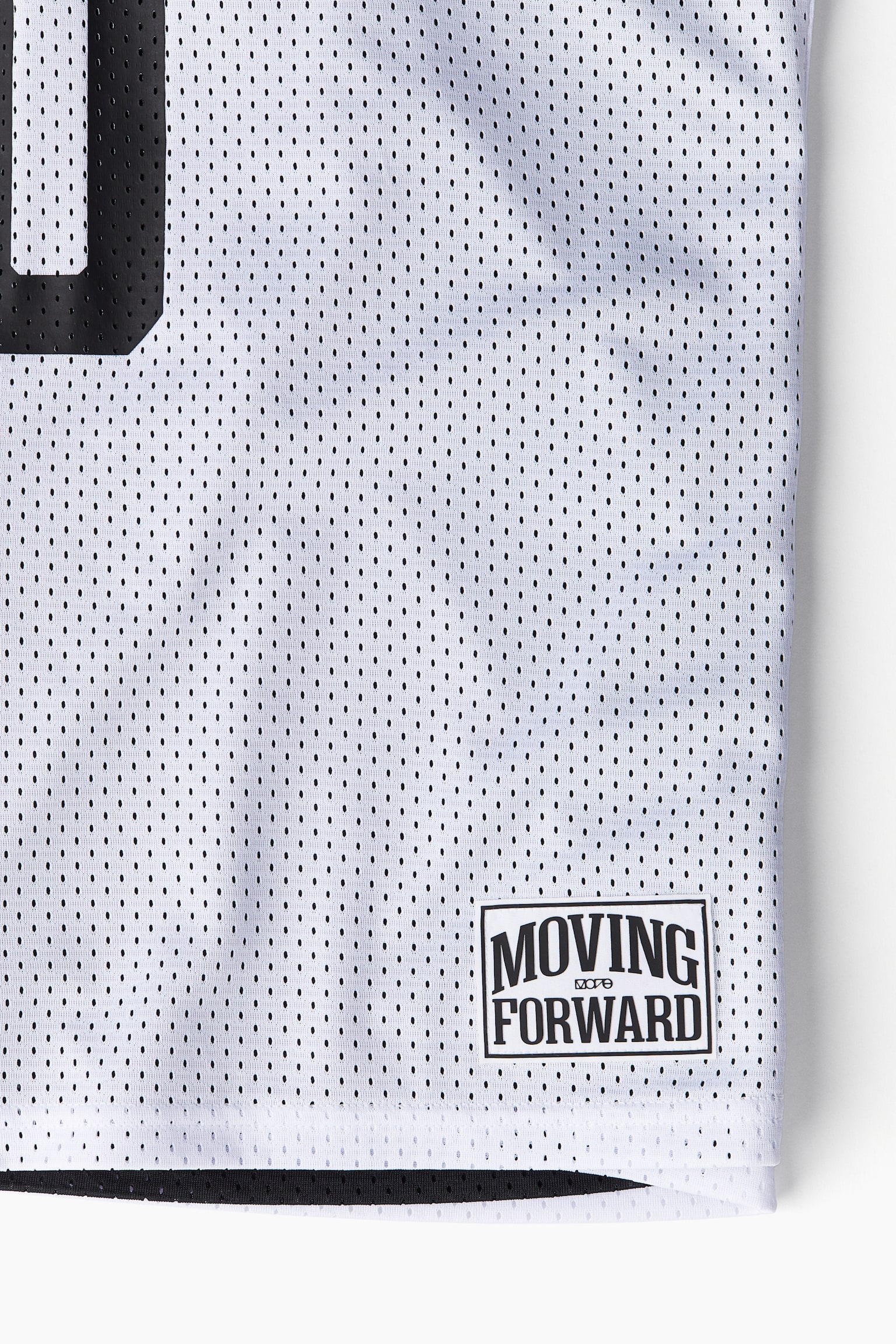 Loose Fit Basketball Jersey In DryMove™ - White/Move 90/Light khaki green - 6