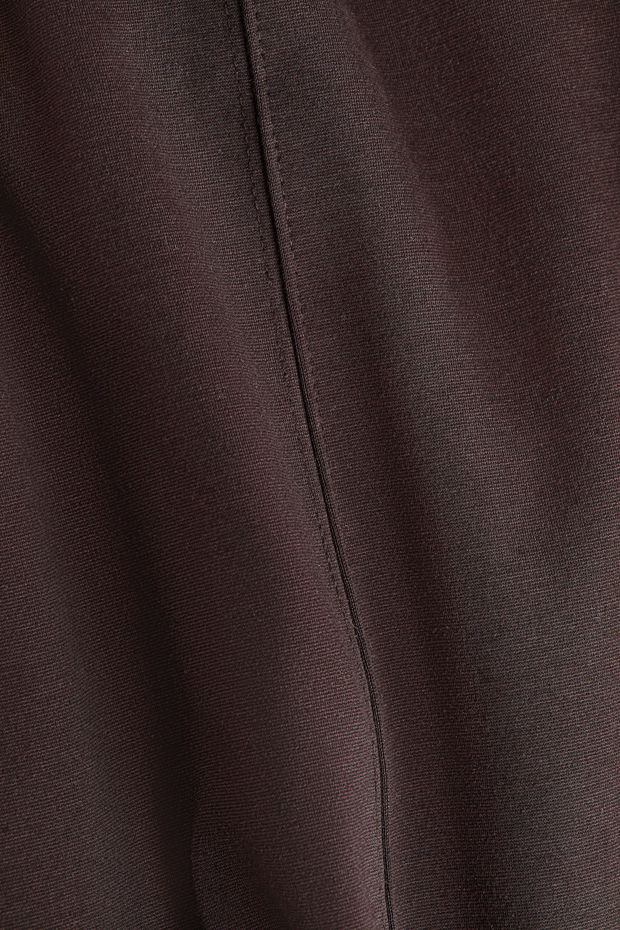 View larger image: Barrel-leg Ponte di Roma trousers - Dark brown - Ladies | H&M IE 6