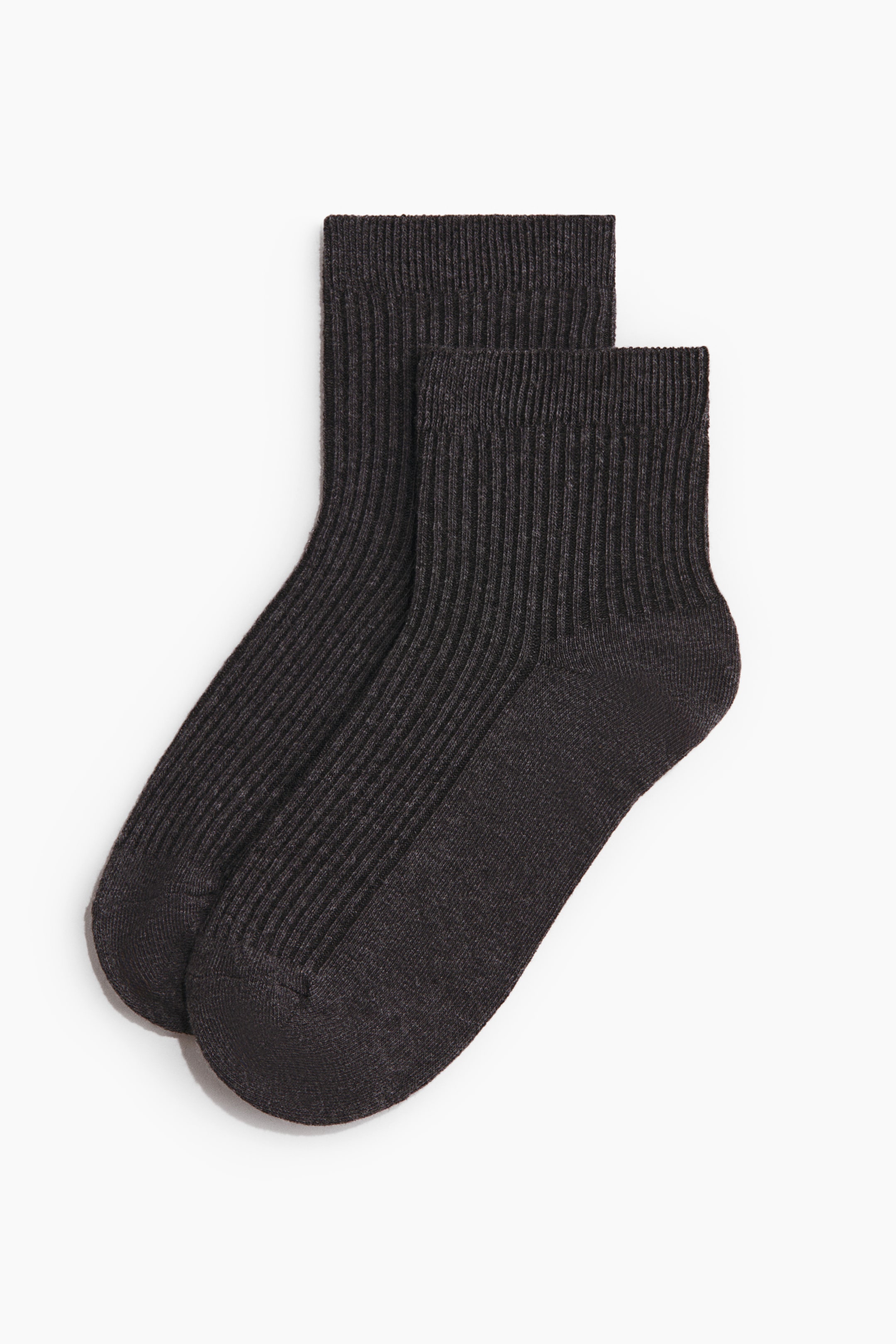 3-Pack Rib-Knit Ankle Socks