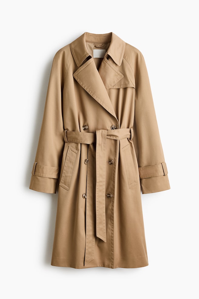 Tie-belt trench coat - Beige - 1