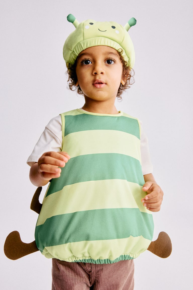 Costume Da Rana Per Bambini 3 Pezzi – Fascia, Colletto E Guanti – Accessorio Carnevale Halloween