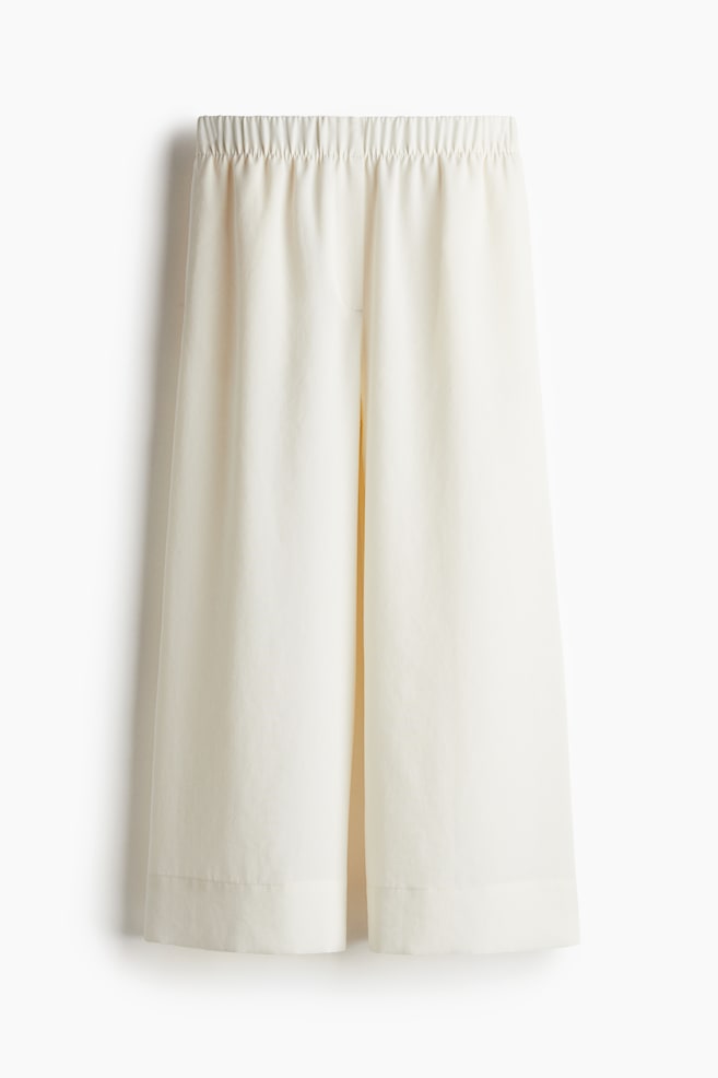 Weite Culotte - Cremefarben/Beige/Schwarz/Marineblau - 1
