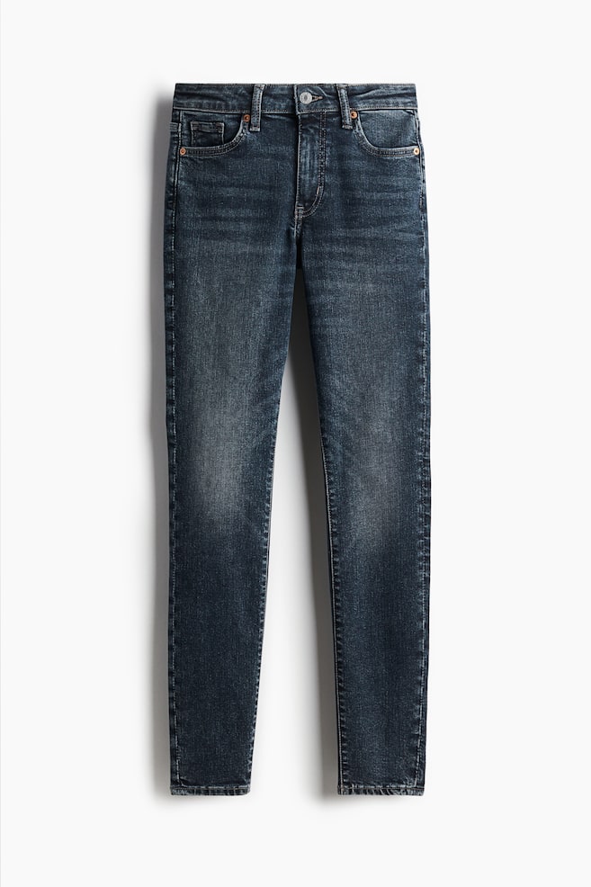 Skinny Regular Ankle Jeans - Dark denim blue/Black/Light denim blue/Beige/Denim blue/Dark denim blue/Denim blue - 1