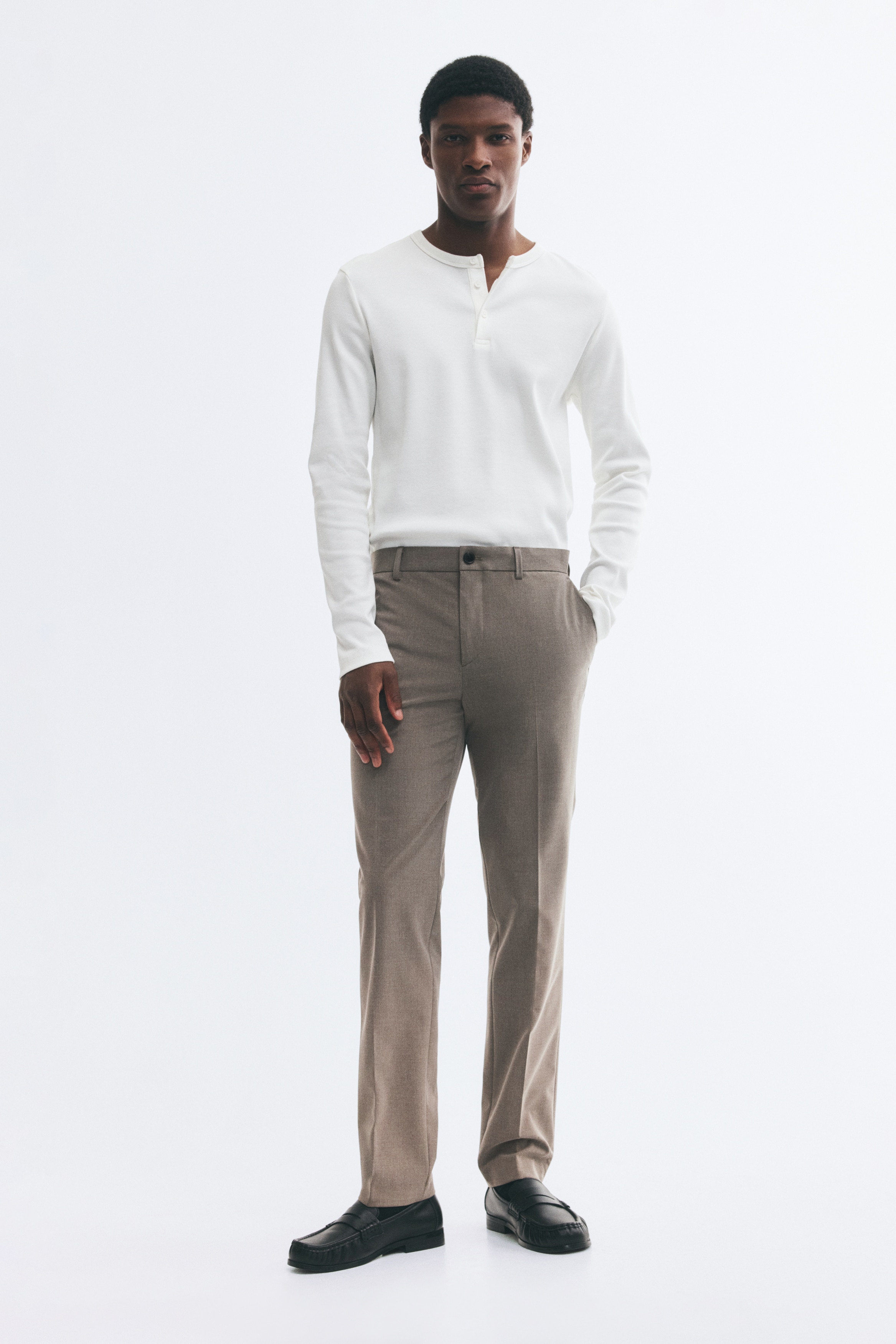 Slim Fit Tailored trousers - Mole/Dark brown/Dark grey/Black/Dark blue/Dark brown/Grey/Dark grey/Beige/Light mole