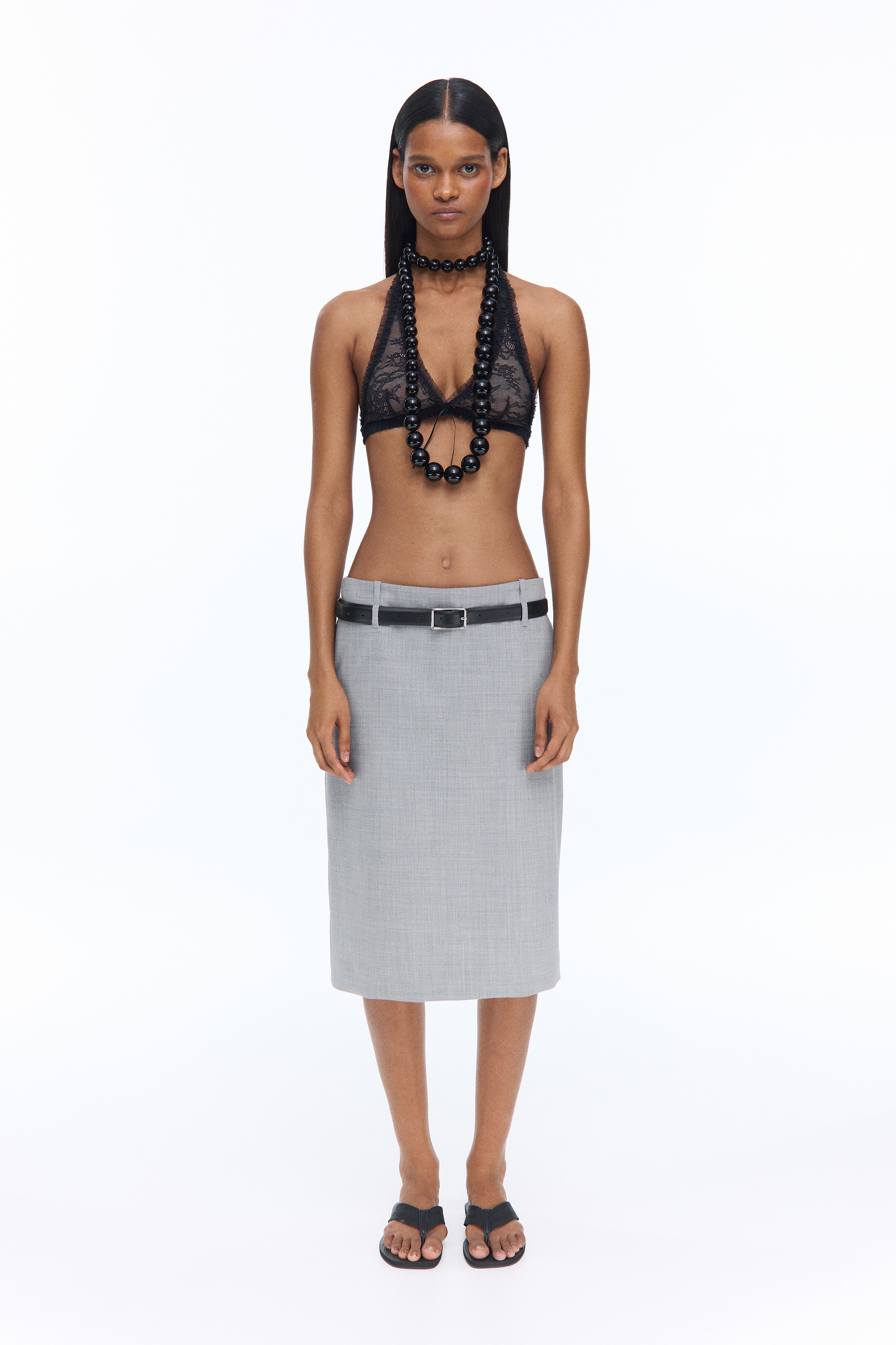 Wool Pencil Skirt thumbnail 3