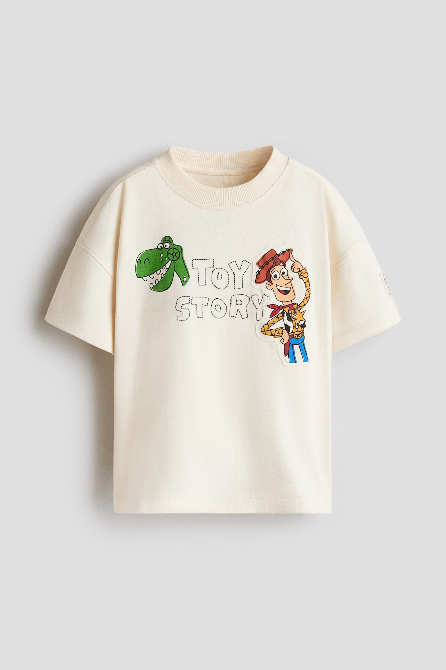 Oversized printed T-shirt - Cream/Toy Story/Light grey marl/Snoopy/Bright blue/Marvel Comics