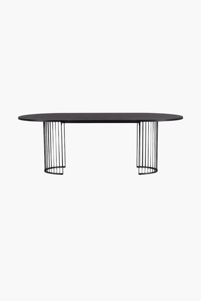 Hamneskär Esstisch - Mdf, Schwarz/Mdf, Nussbaum - 1