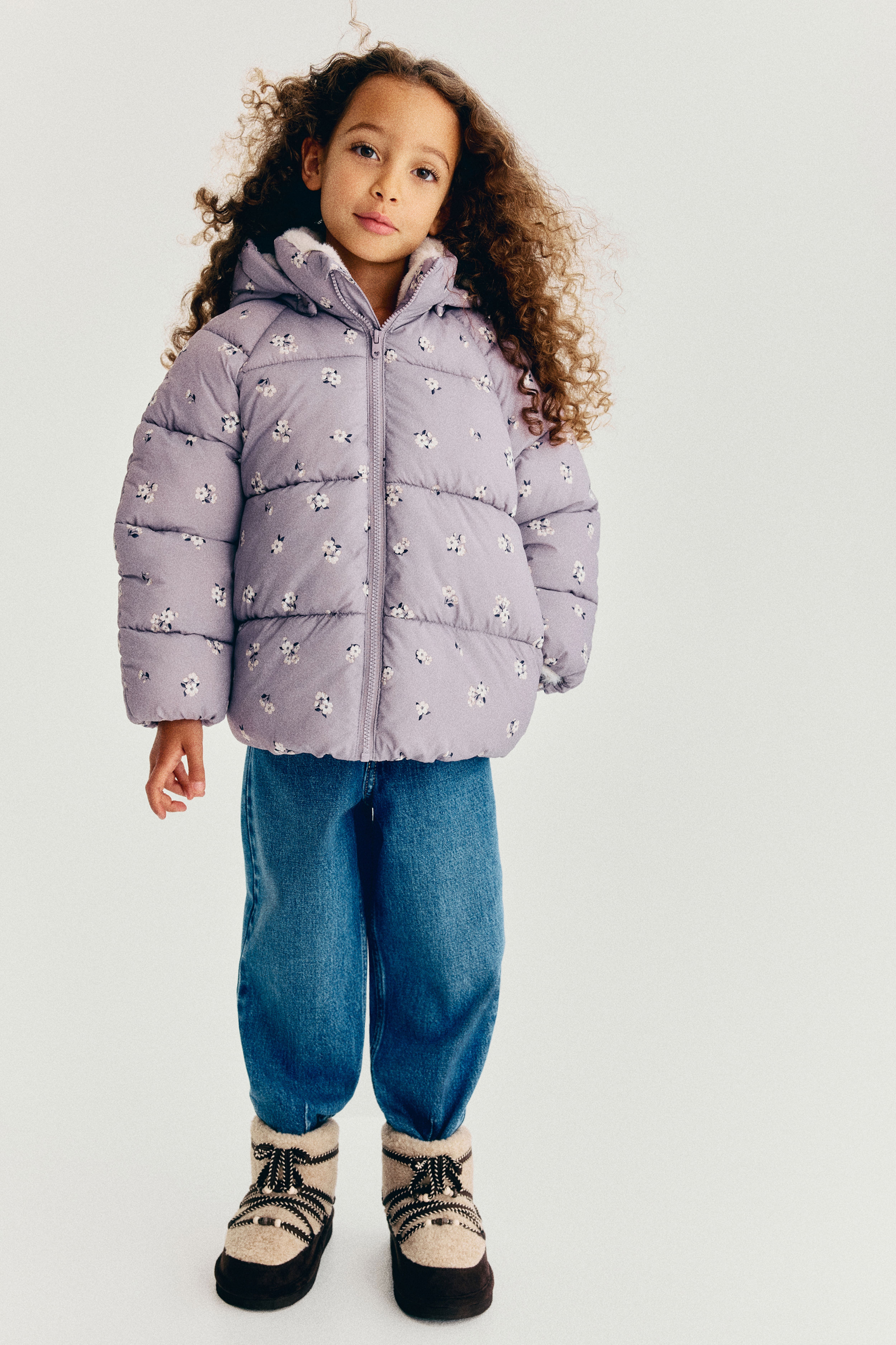 Manteau court matelassé imperméable