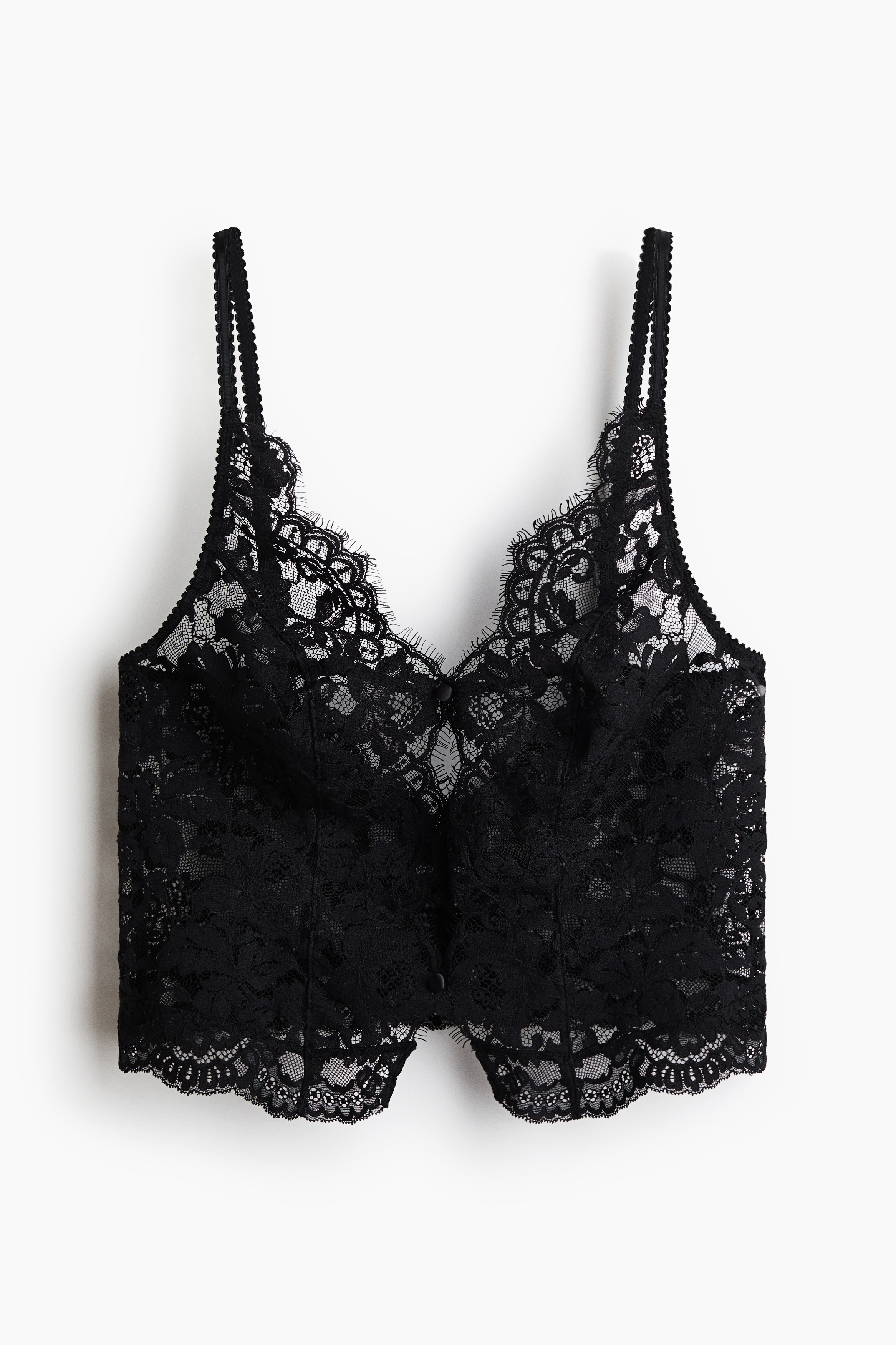 Lace bustierModel