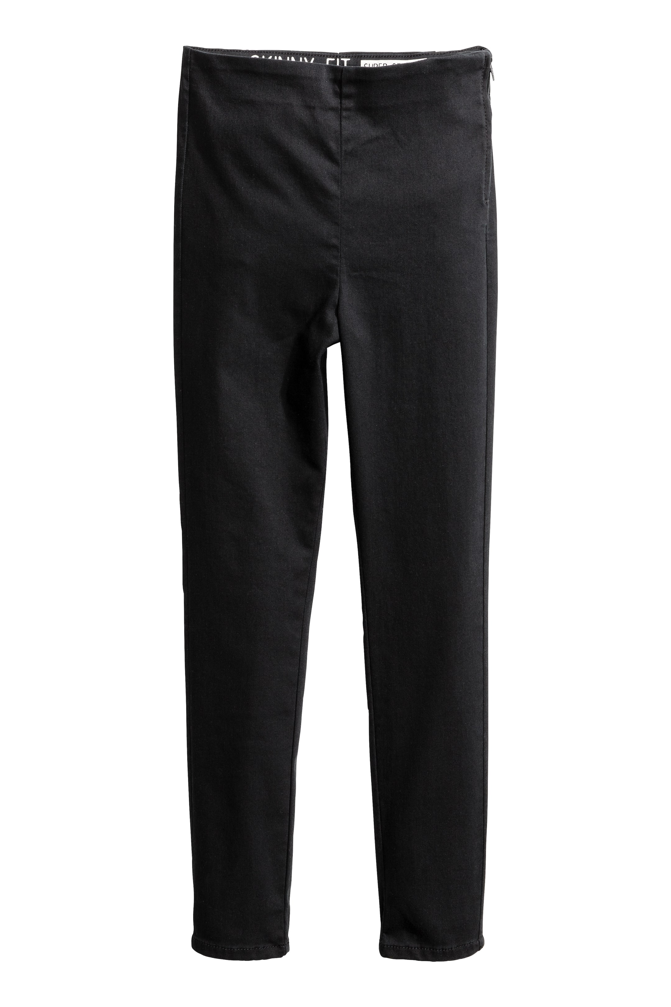 Näytä suurempi kuva: Stretch-housut - Musta - Kids | H&M FI 1
