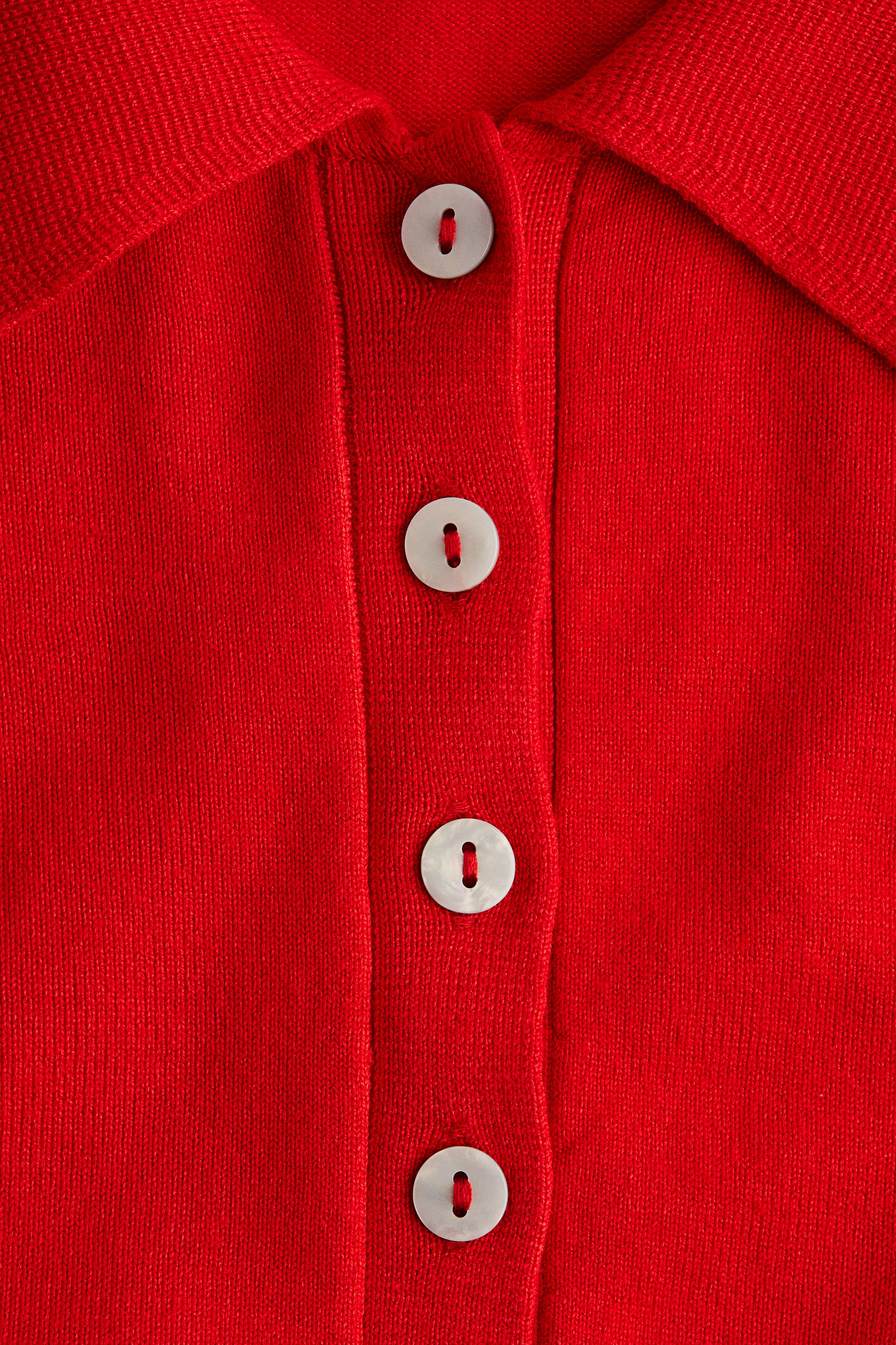 Long-sleeved polo shirt