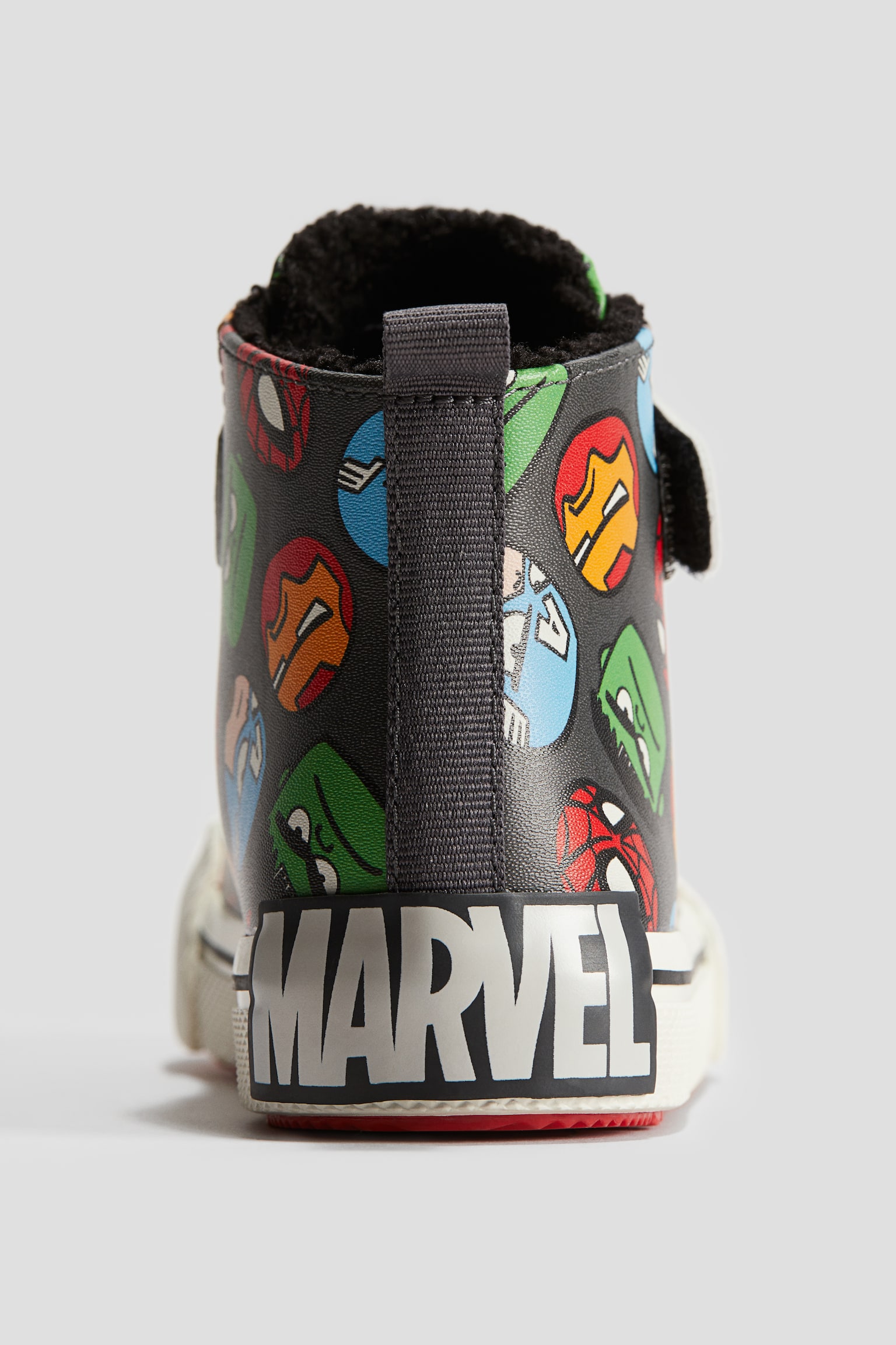 Varmfodrade ankelsneakers - Mörkgrå/Marvel - 2