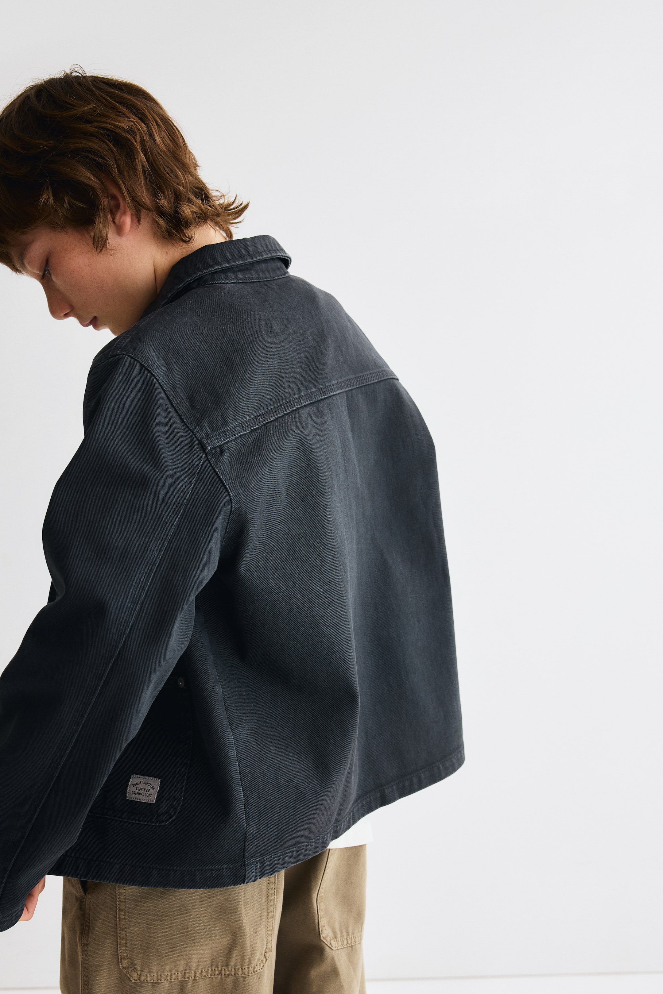 Cotton Twill Cargo Jacket