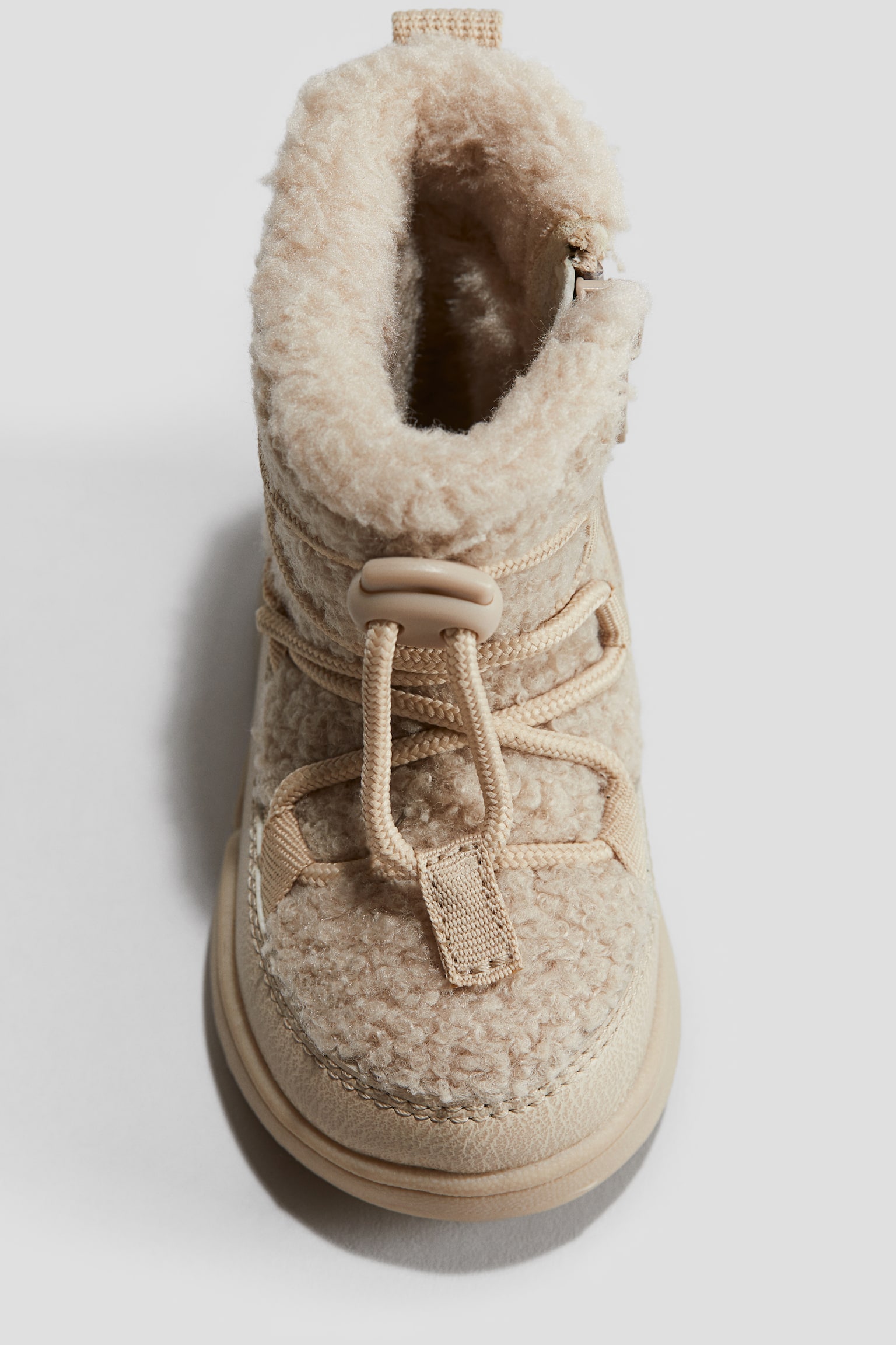 Snöboots i pile - Beige/Beige/Brun - 3