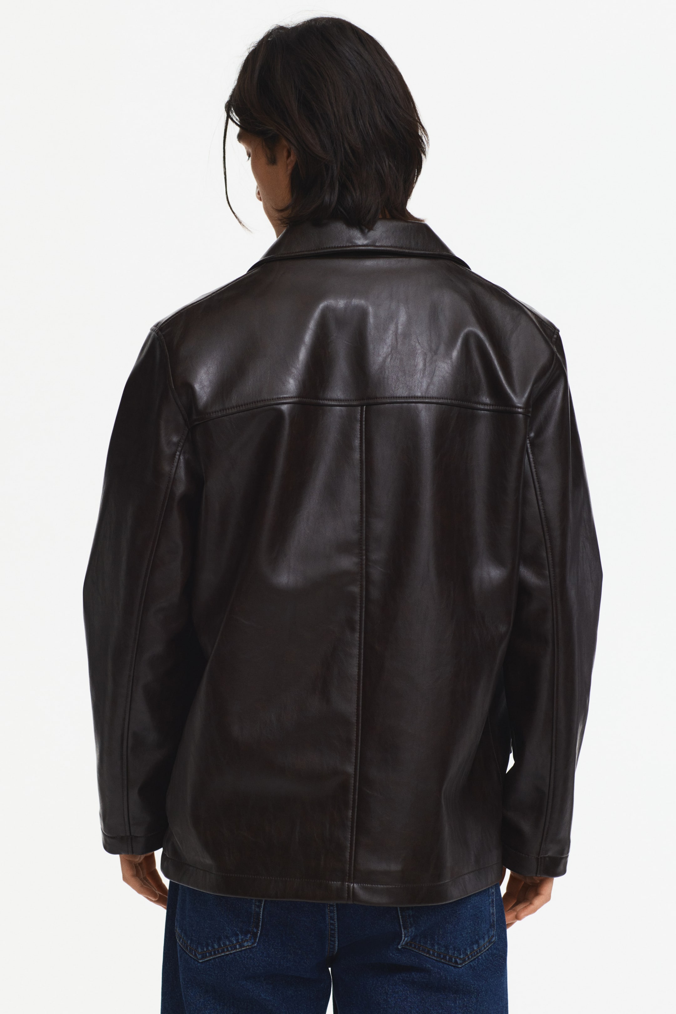 Мужская куртка H&M Coated Jacket — фото 5