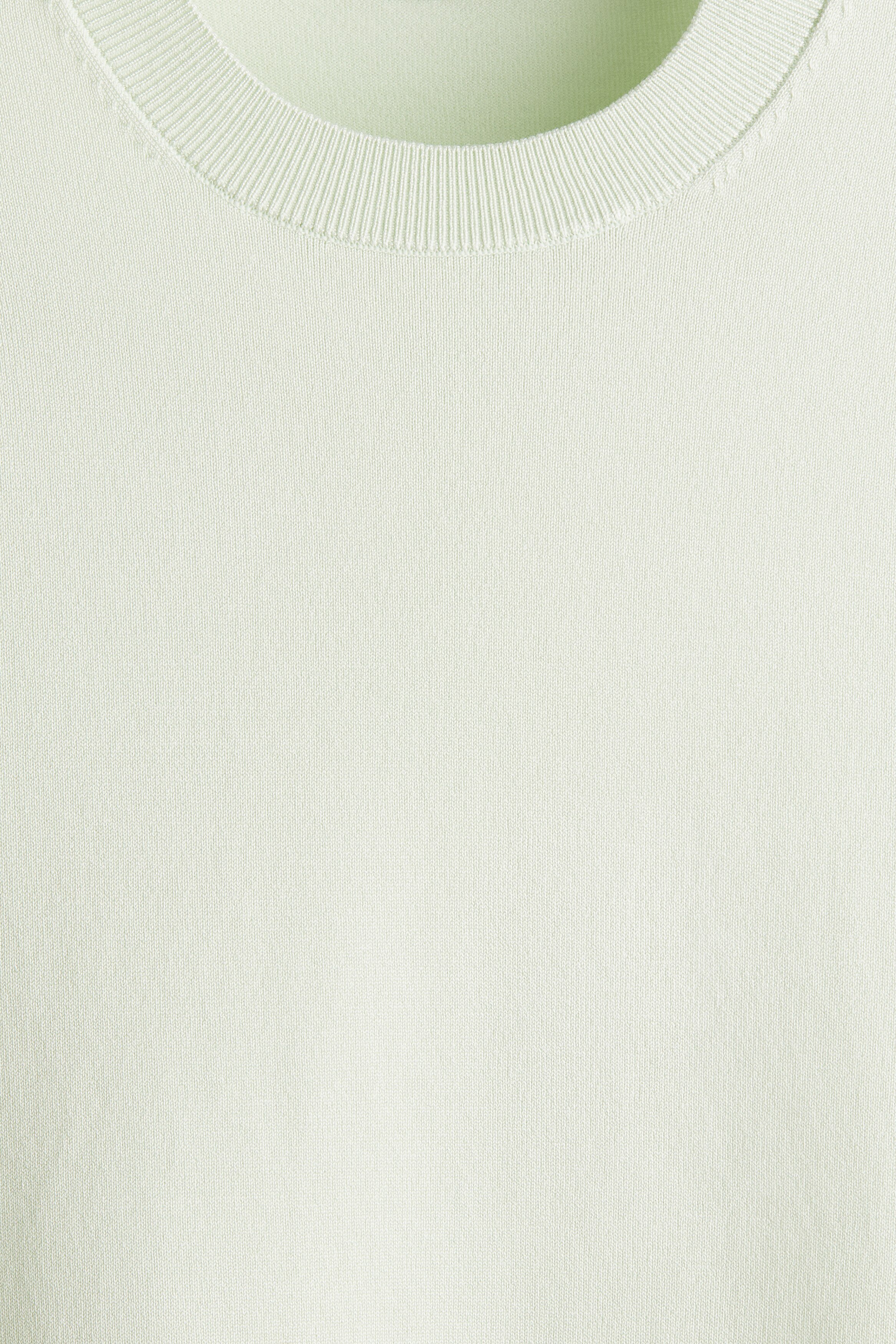 Slim Fit Fine-knit T-shirt