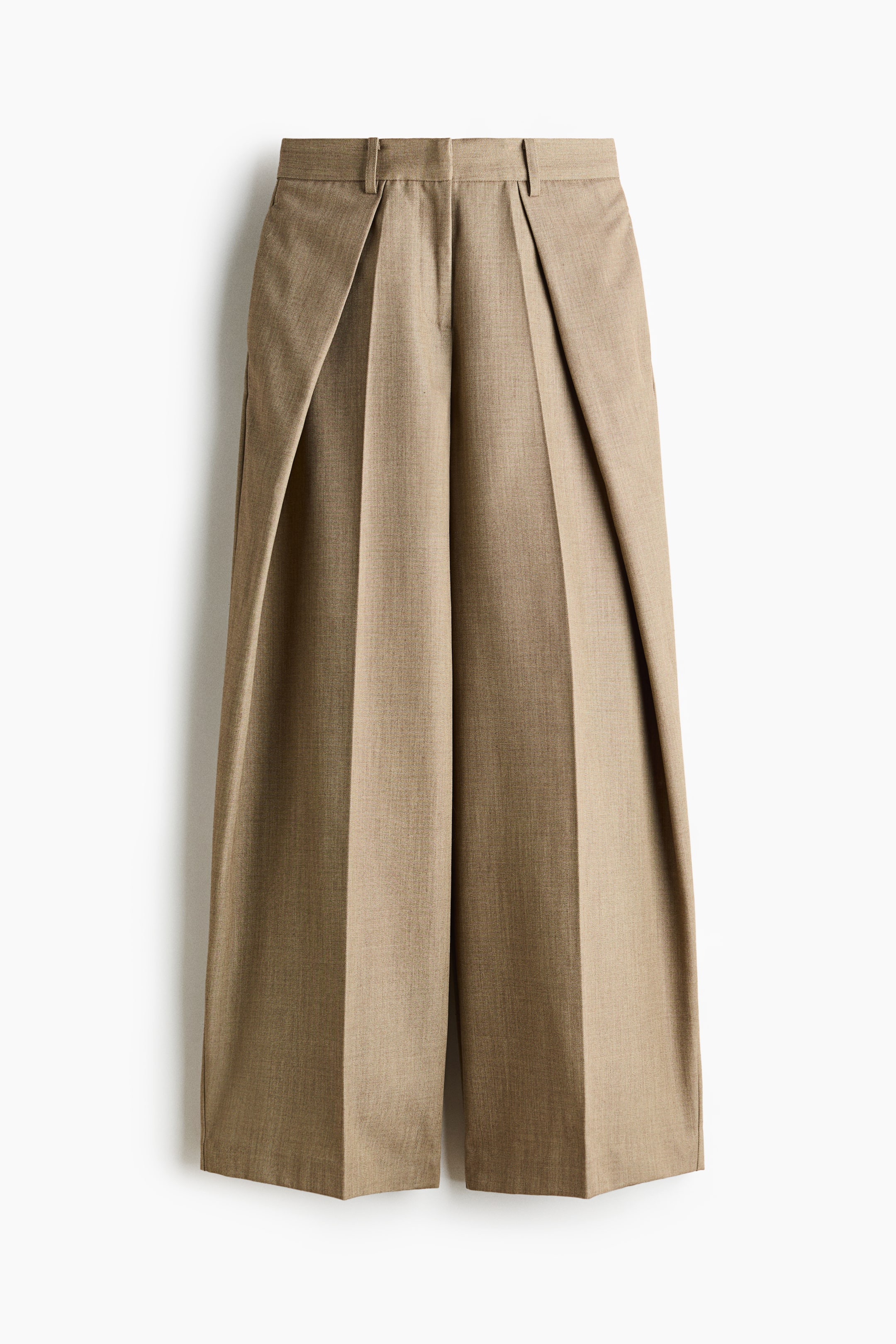 Wrap-Detail Dress Pants