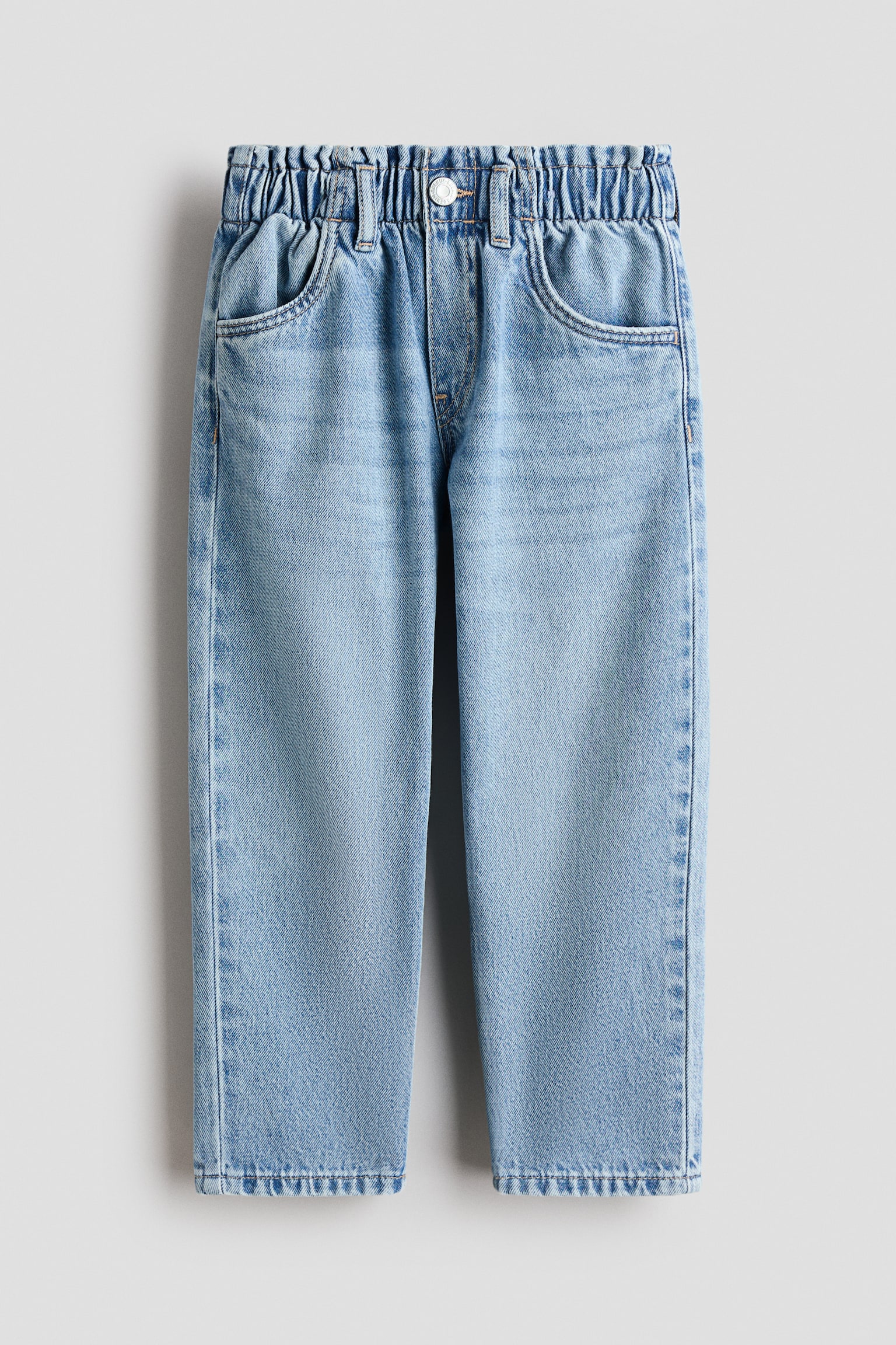 Lockere Paperbag-Jeans - Helles Denimblau/Denimblau/Helles Denimblau/Hellrosa/Helles Denimblau/Helles Denimgrau/Denimblau