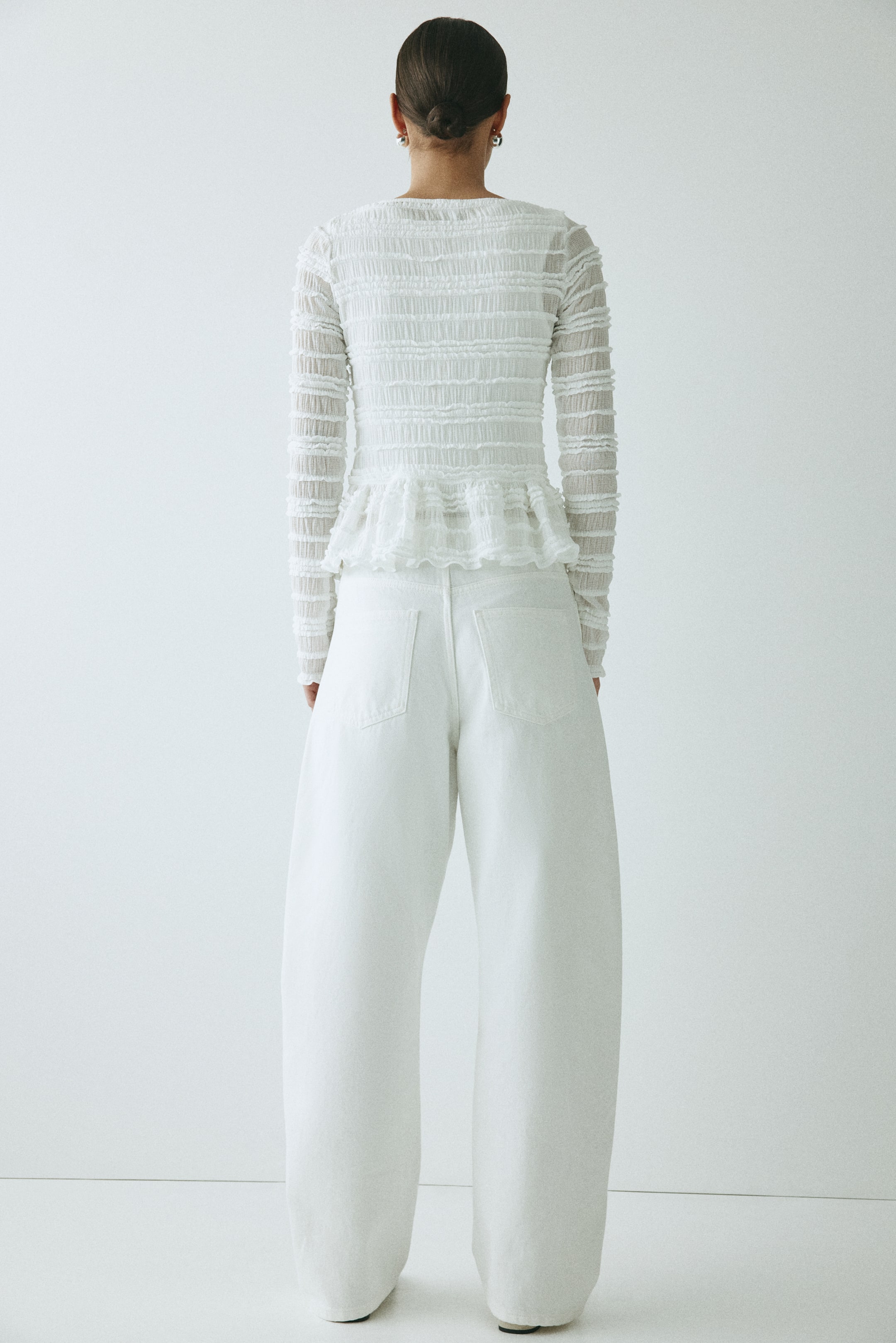 Женские топы H&M Smocked Top — фото 4