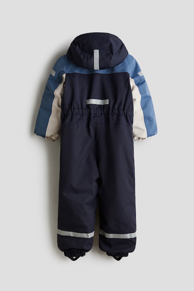 Waterproof room-to-grow snowsuit - Navy blue/Colour block/Black/Light dusty pink/Leopard print - 6