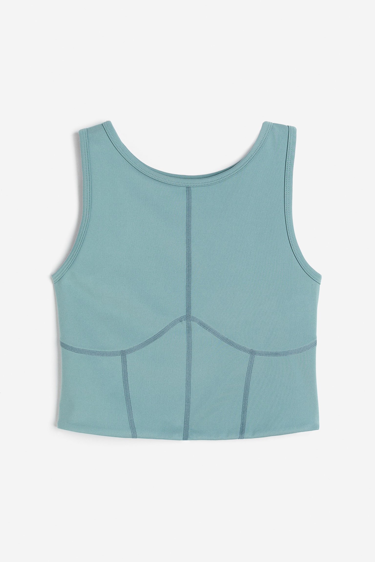 Medium Support Sports Bra In DryMove™ - Light teal/Black/Grey - 1