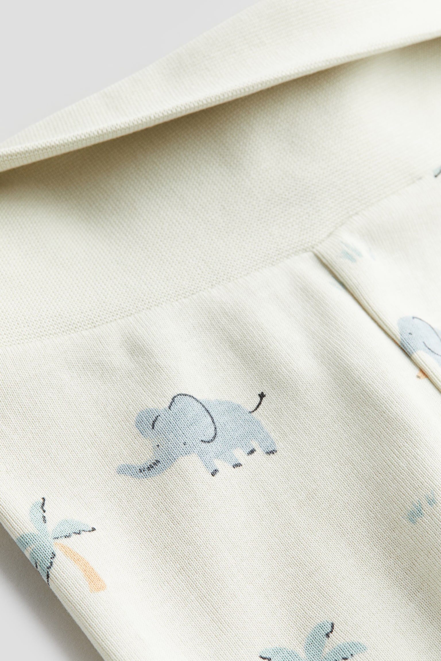 2-piece cotton jersey set - Light dusty green/Elephants/White/Patterned/White/Hearts/White/I Love Mum/White/I Love Dad/Cream/Hearts/White/Teddy bears/White/Patterned/White/Rabbits - 3