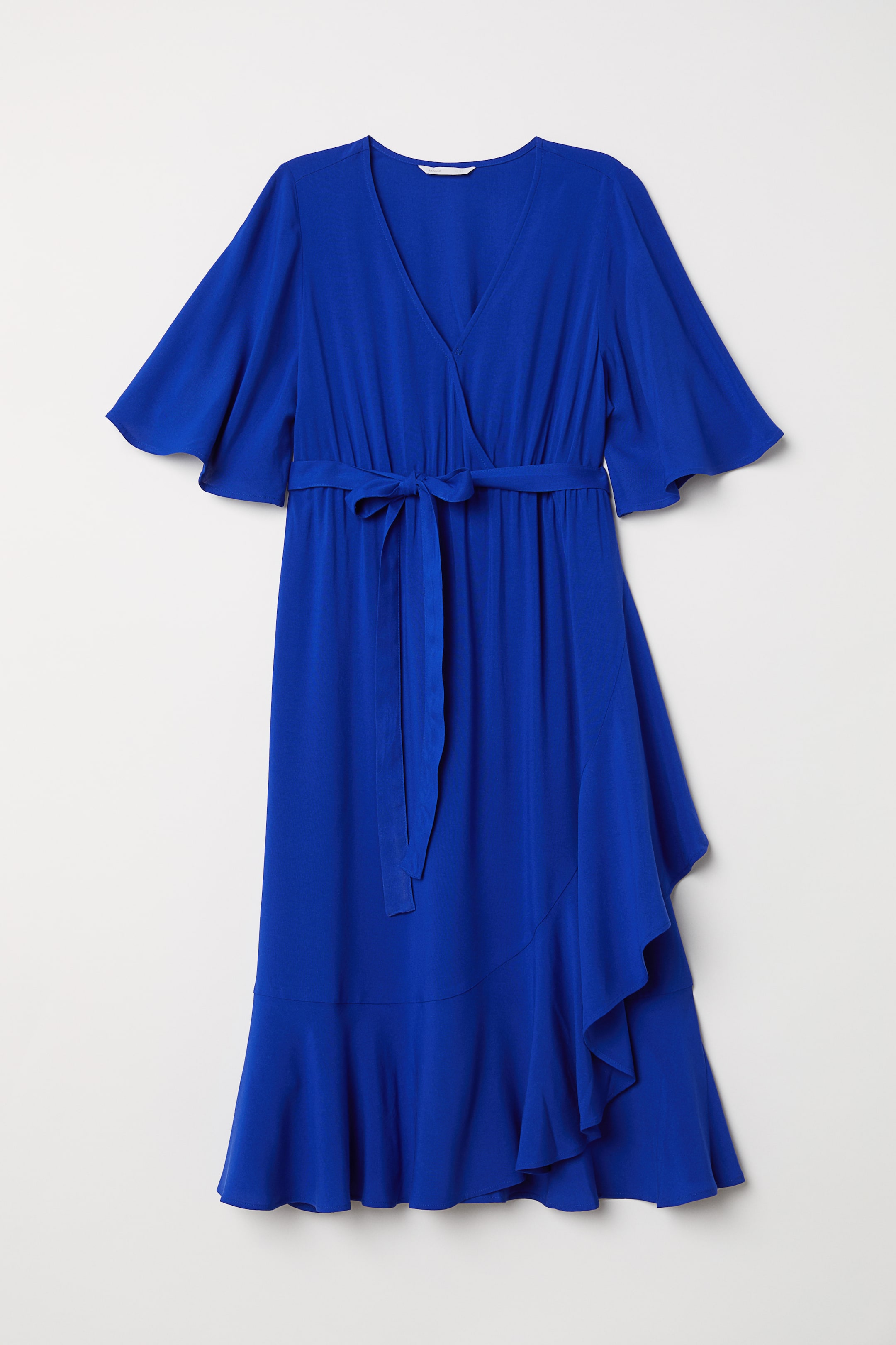 View larger image: MAMA Wrap dress - Cornflower blue - Ladies | H&M IN 1