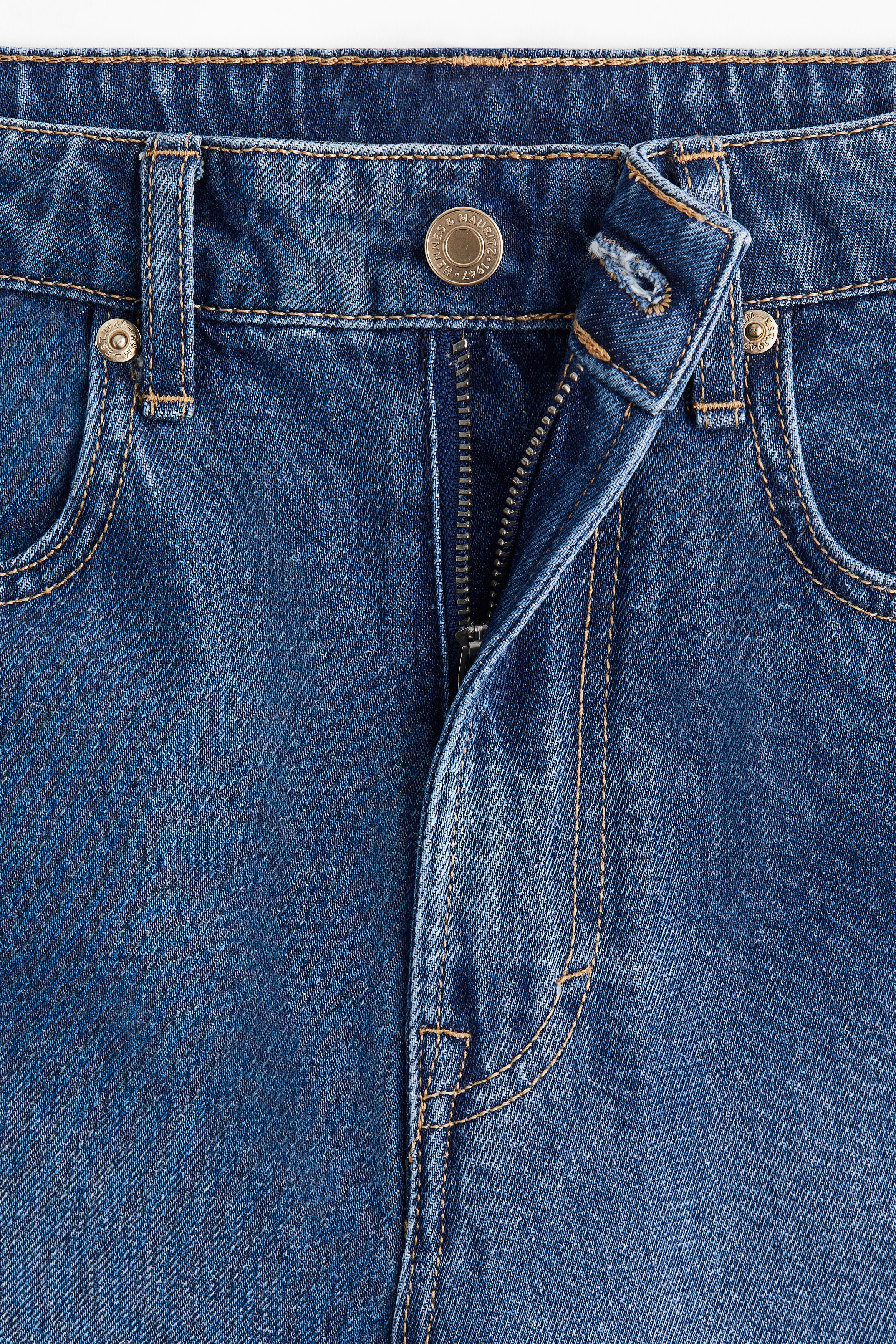 Denim Bermuda shorts